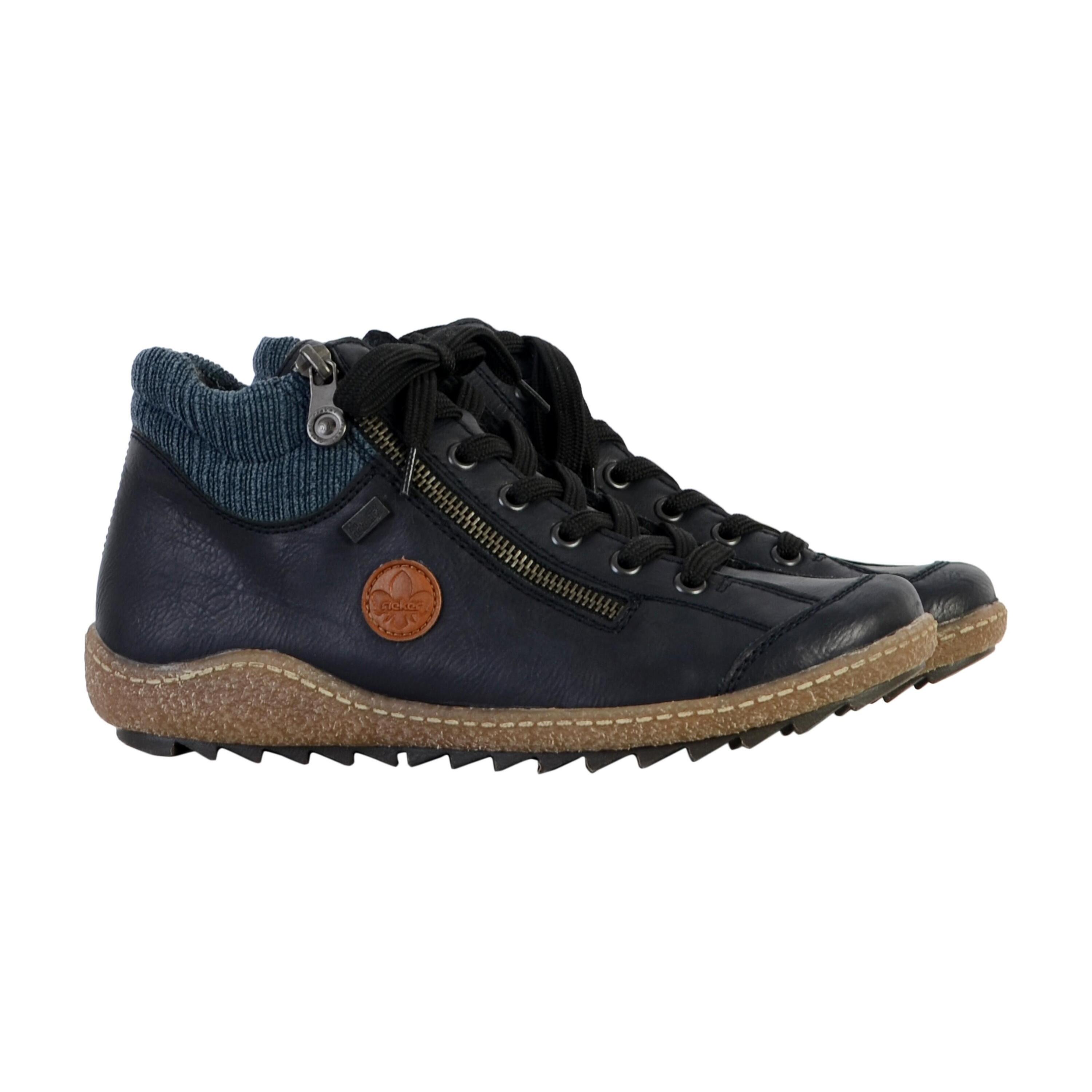 L7514-14 Womens Ankle Lace Up Ankle Boots 3/5