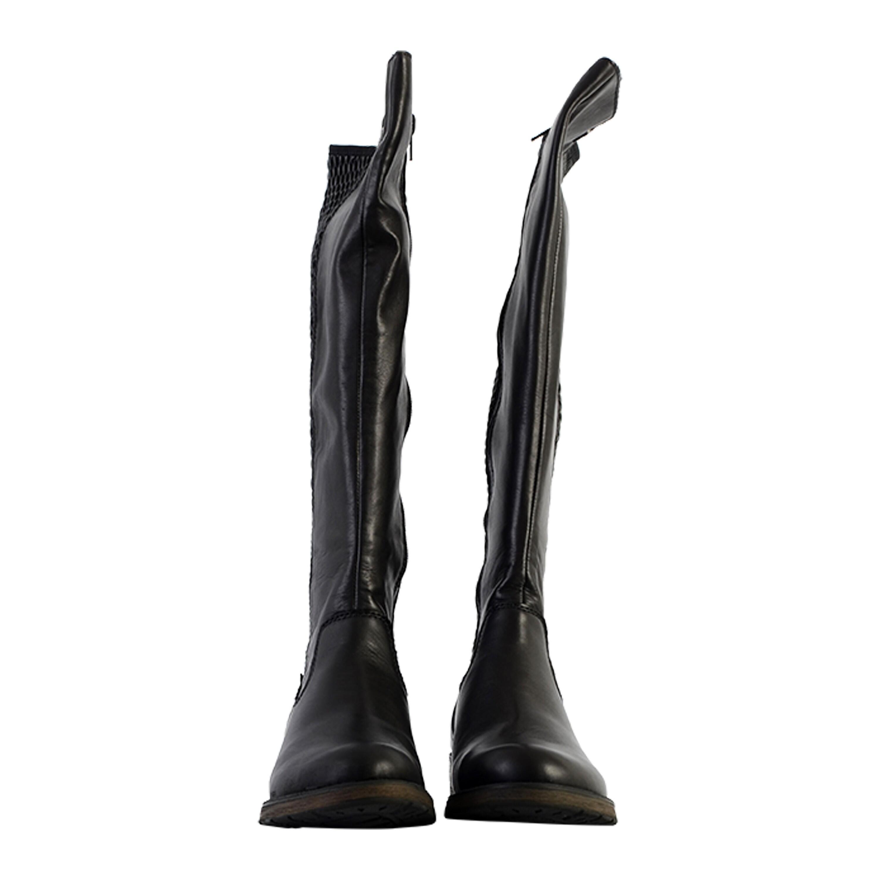 Z9591-00 Womens Knee Hight Zip Tall Boots 5/5