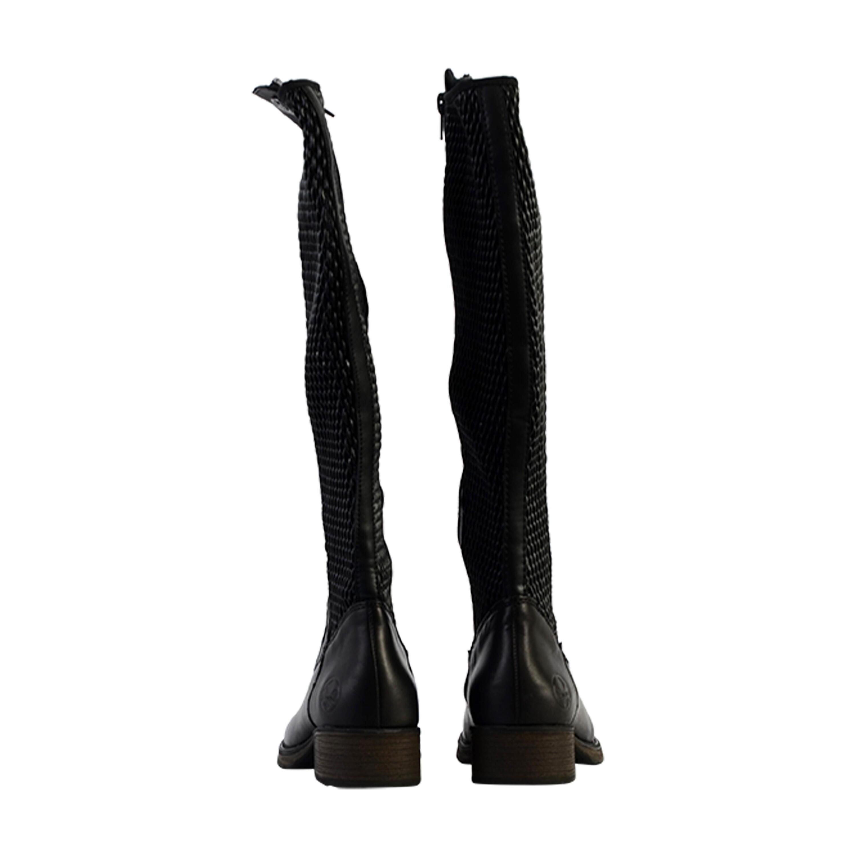 Z9591-00 Womens Knee Hight Zip Tall Boots 4/5