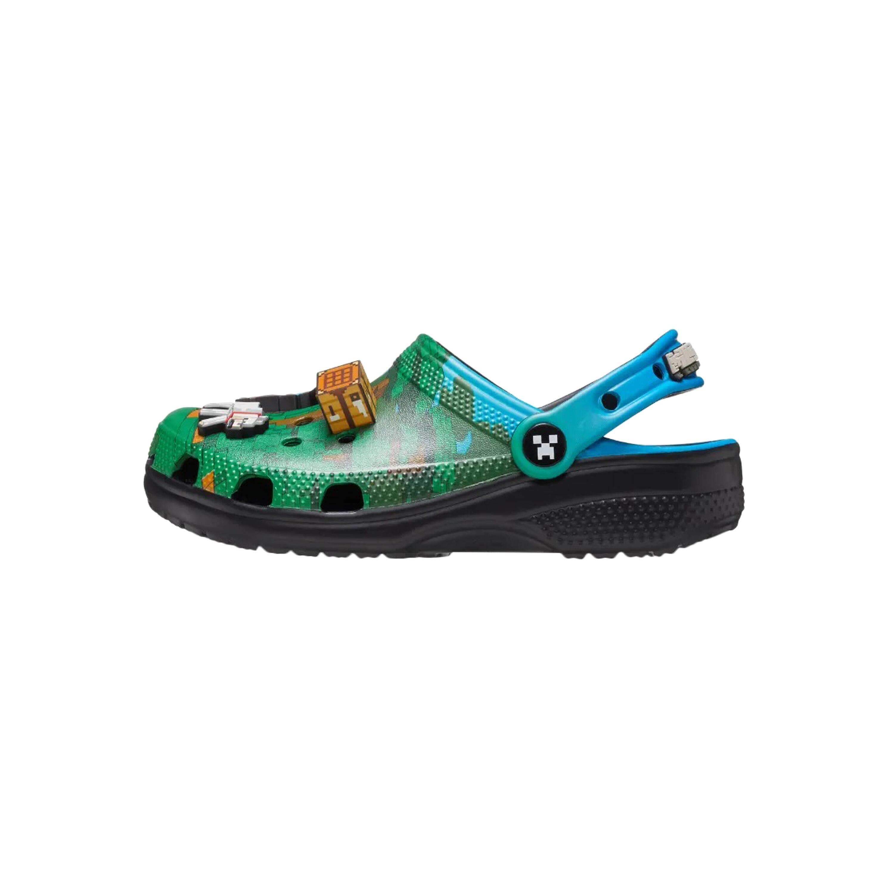 Crocs - Sandales Clogs Pour Hommes Crocs Class Minecraft Led - Sabots - Vert - Decathlon