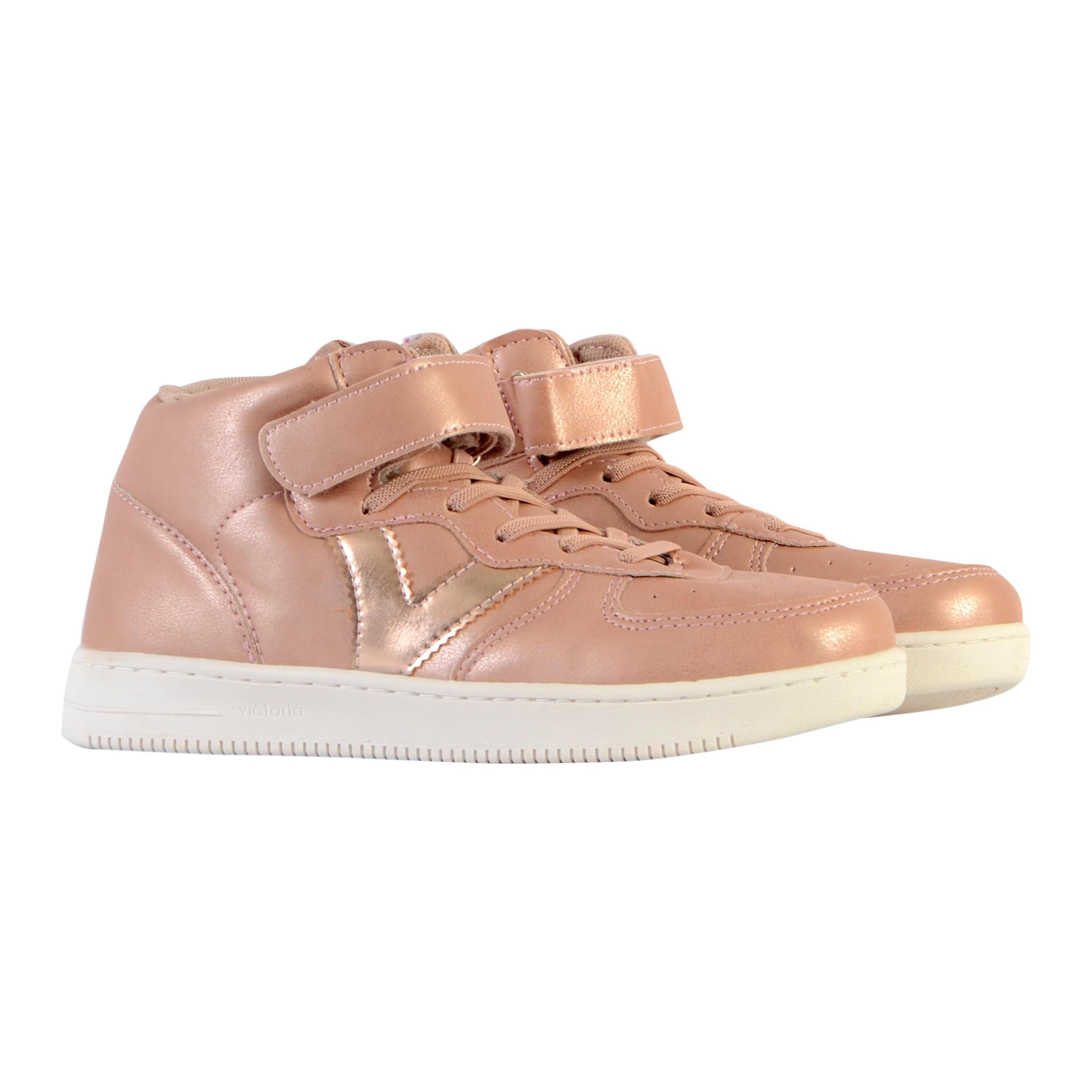 Victoria Kinder Hohe Sneaker - Nude 3/5