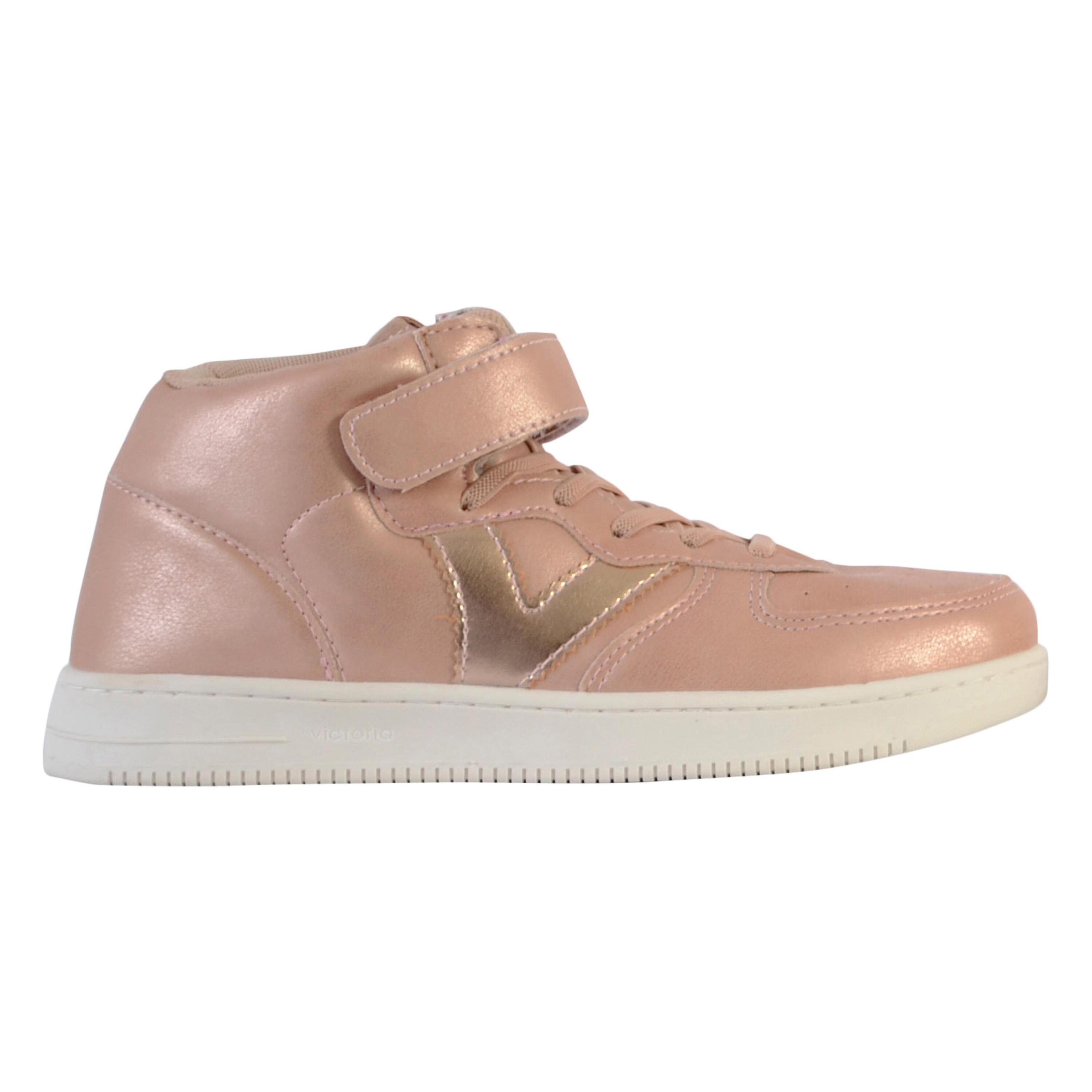Victoria Kinder Hohe Sneaker - Nude 2/5