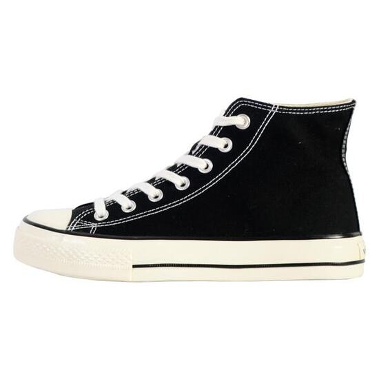 Baskets montantes en toile brillante femme Victoria Tribu