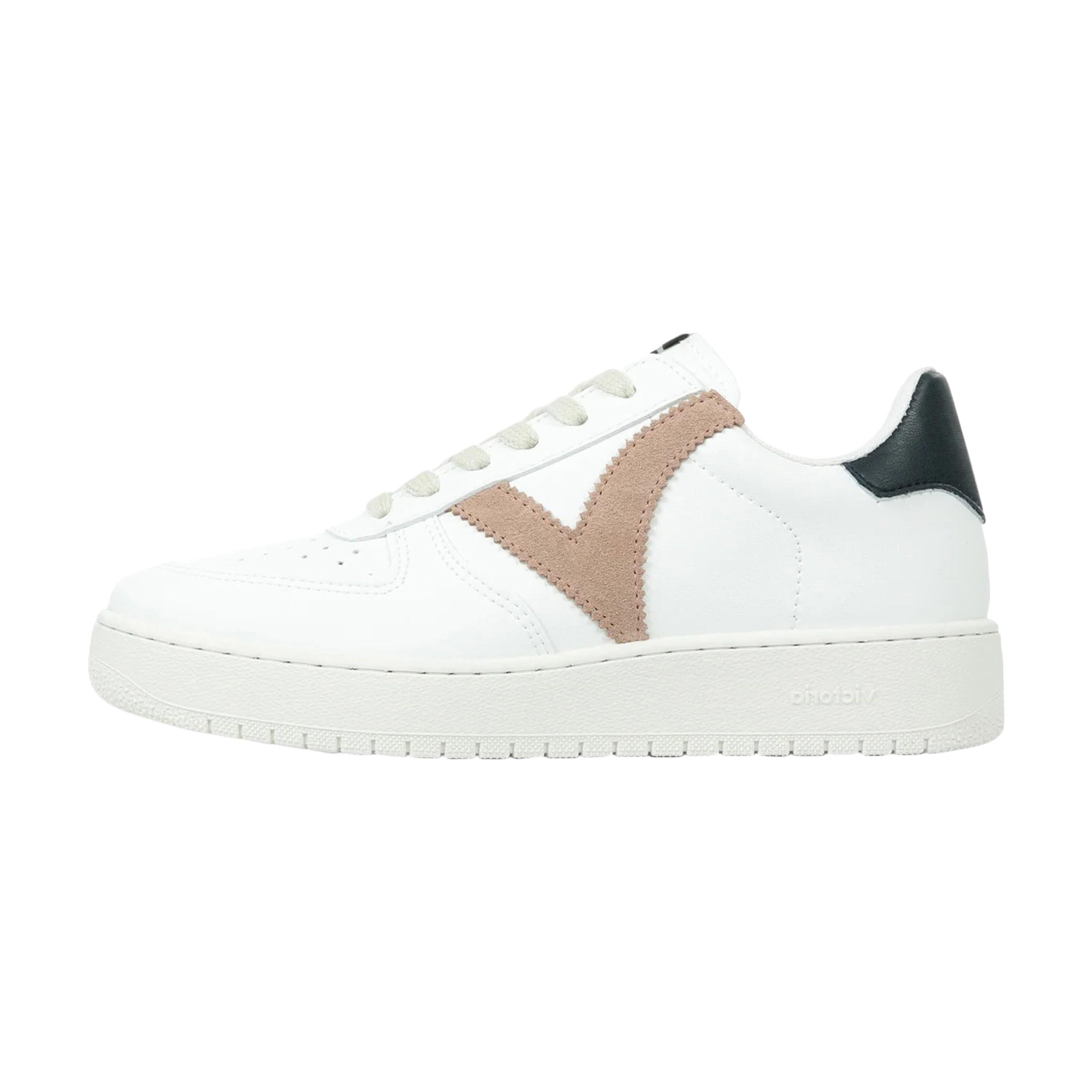 Victoria - Chaussure De Randonnée Baskets Femme Victoria Madrid Efecto Piel Beig - Baskets - Beige|blanc|bleu - 40 - Decathlon