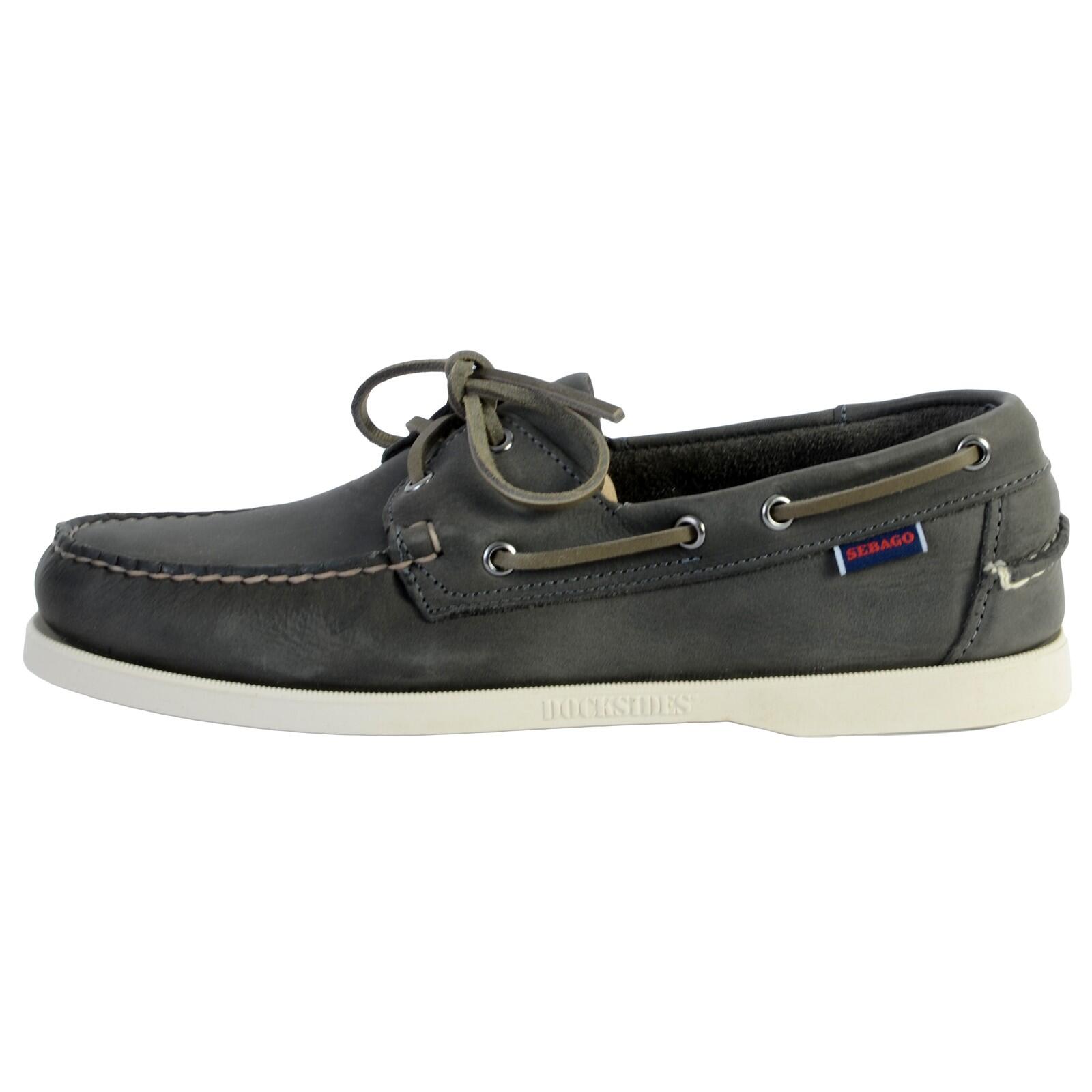 Sebago - Docksides Portland Crazy - Chaussures Bateau - Gris - 45 - Decathlon
