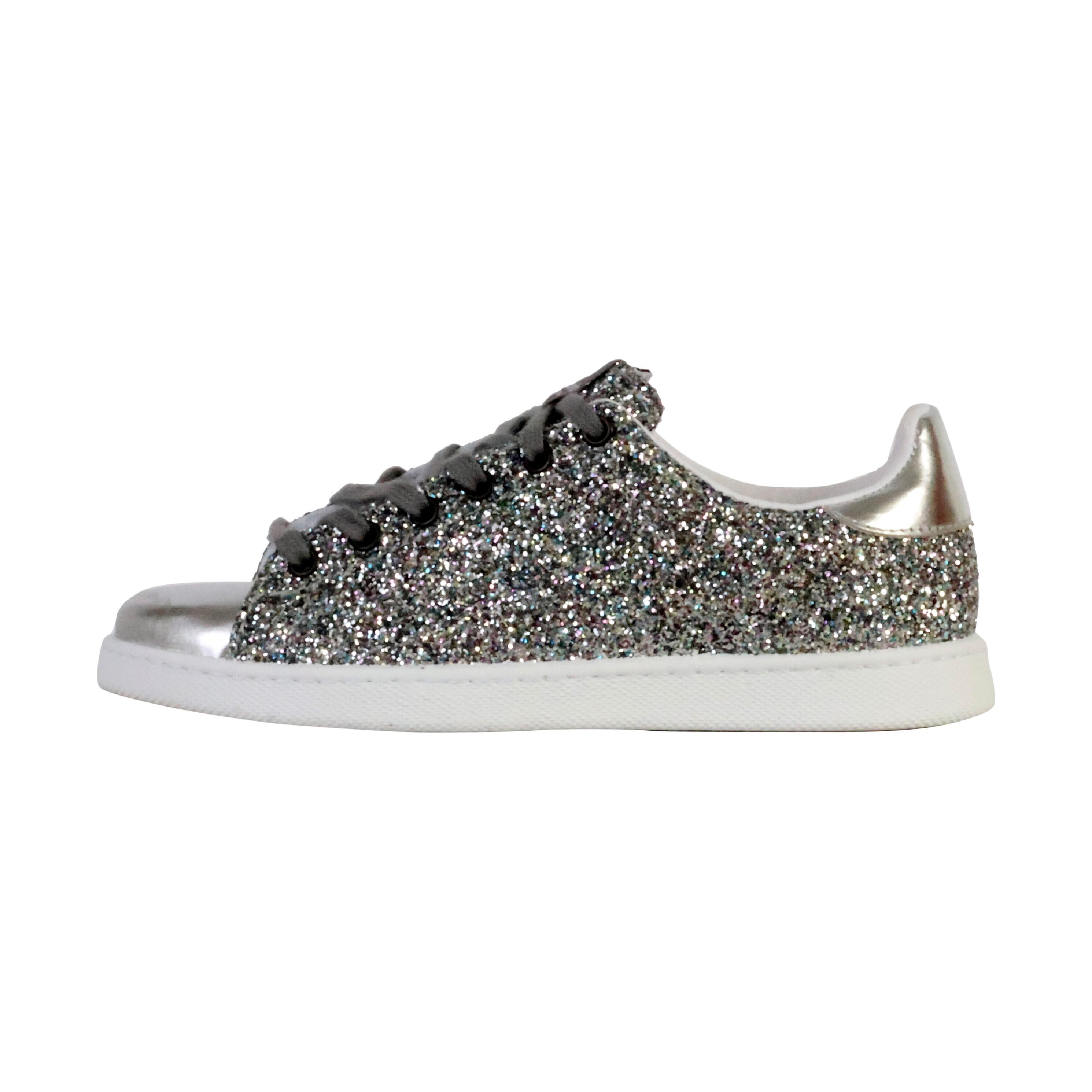 Victoria - Baskets Femme Victoria Tenis Miroir Brillant - Baskets - Gris - 37 - Decathlon