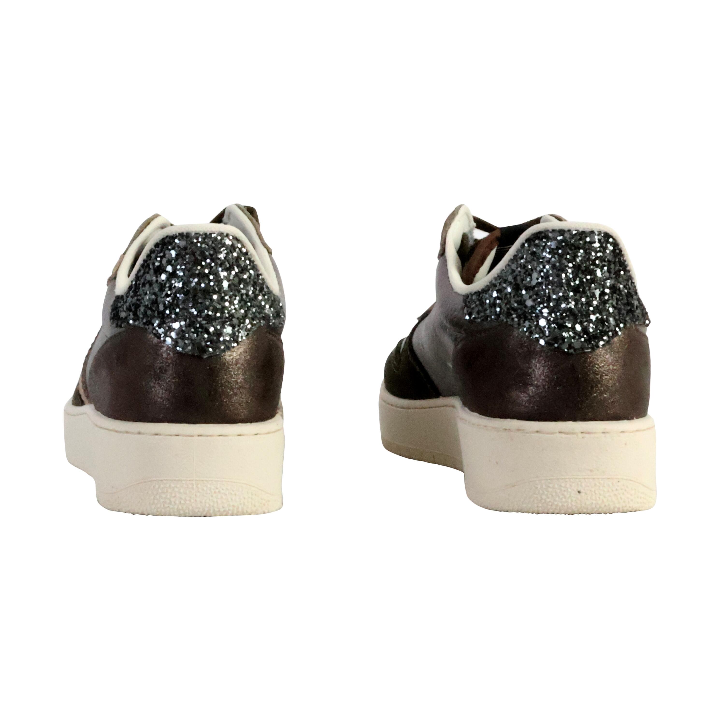 Damen-Sneakers aus Metallic- und Wildleder Victoria Madrid 4/5