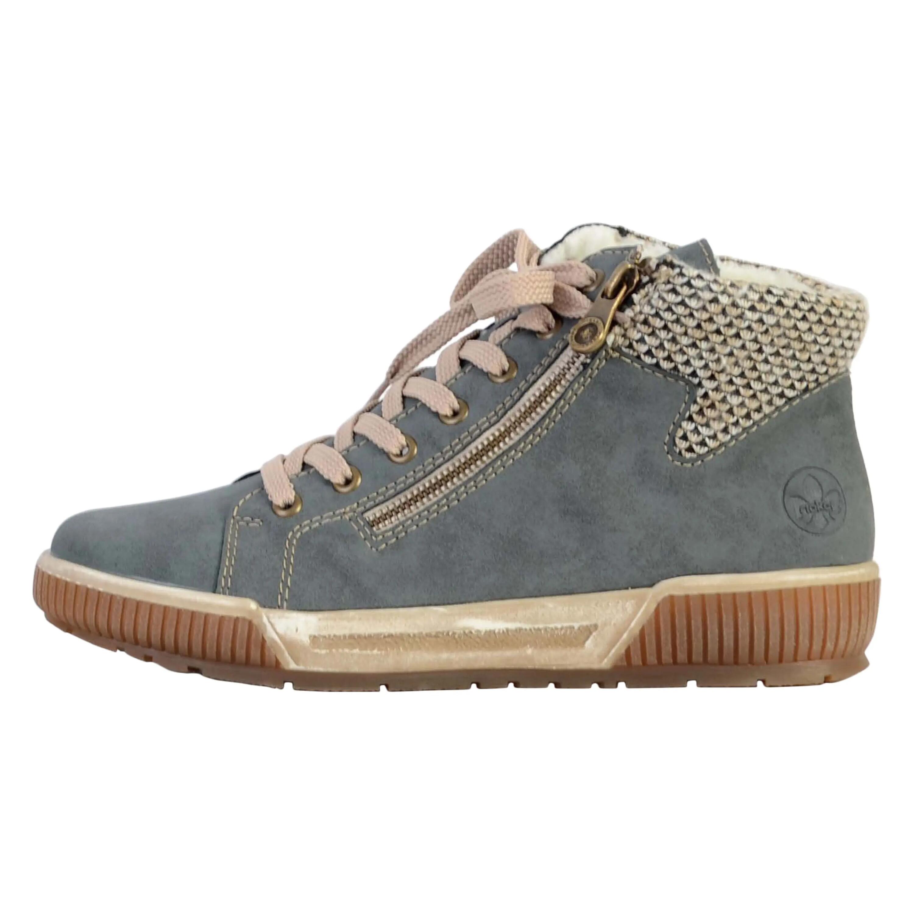 N0709-14 Womens Lace Up Boots 1/5