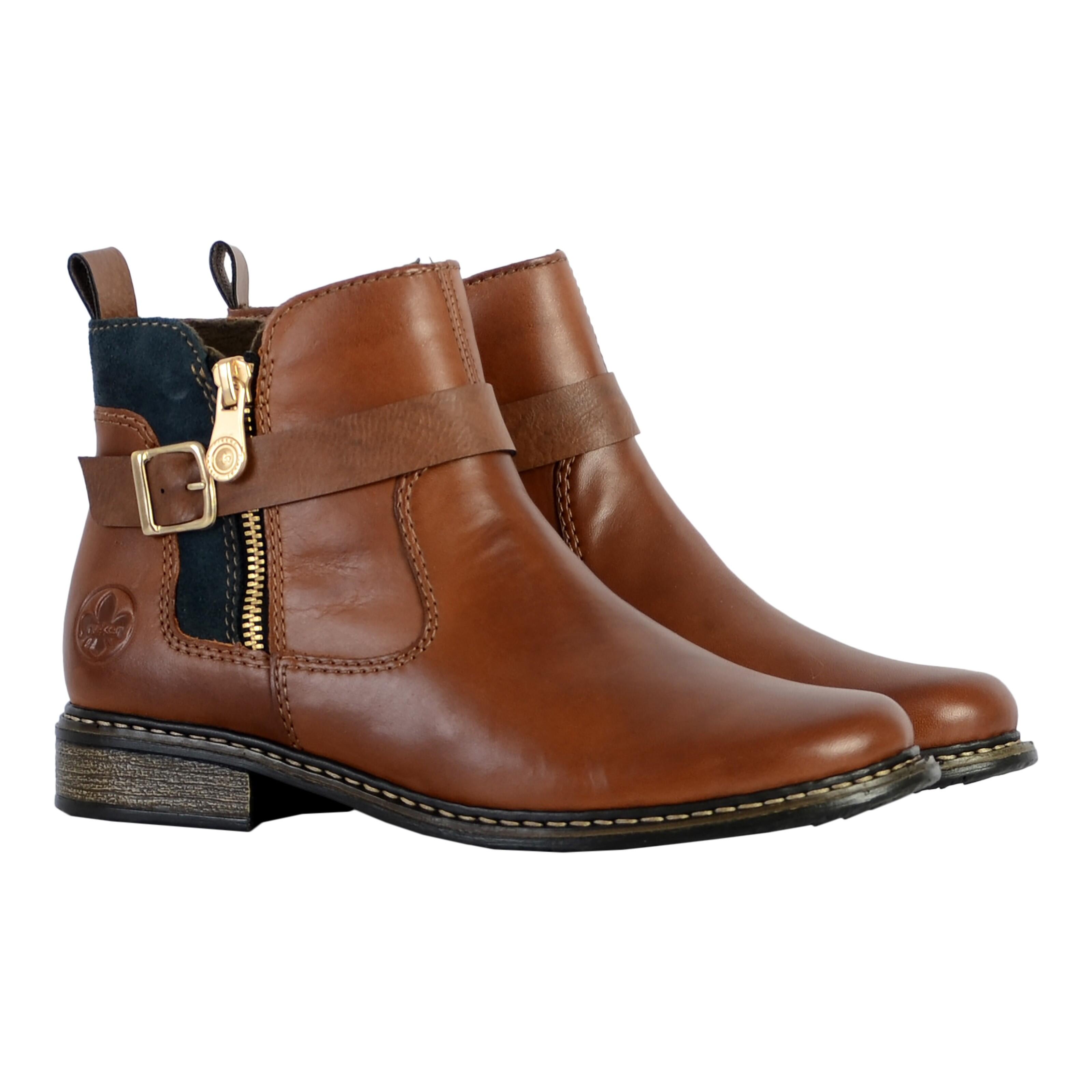 Womens Leather Boots Leisure Ankle Zip Z4959-22 | Decathlon