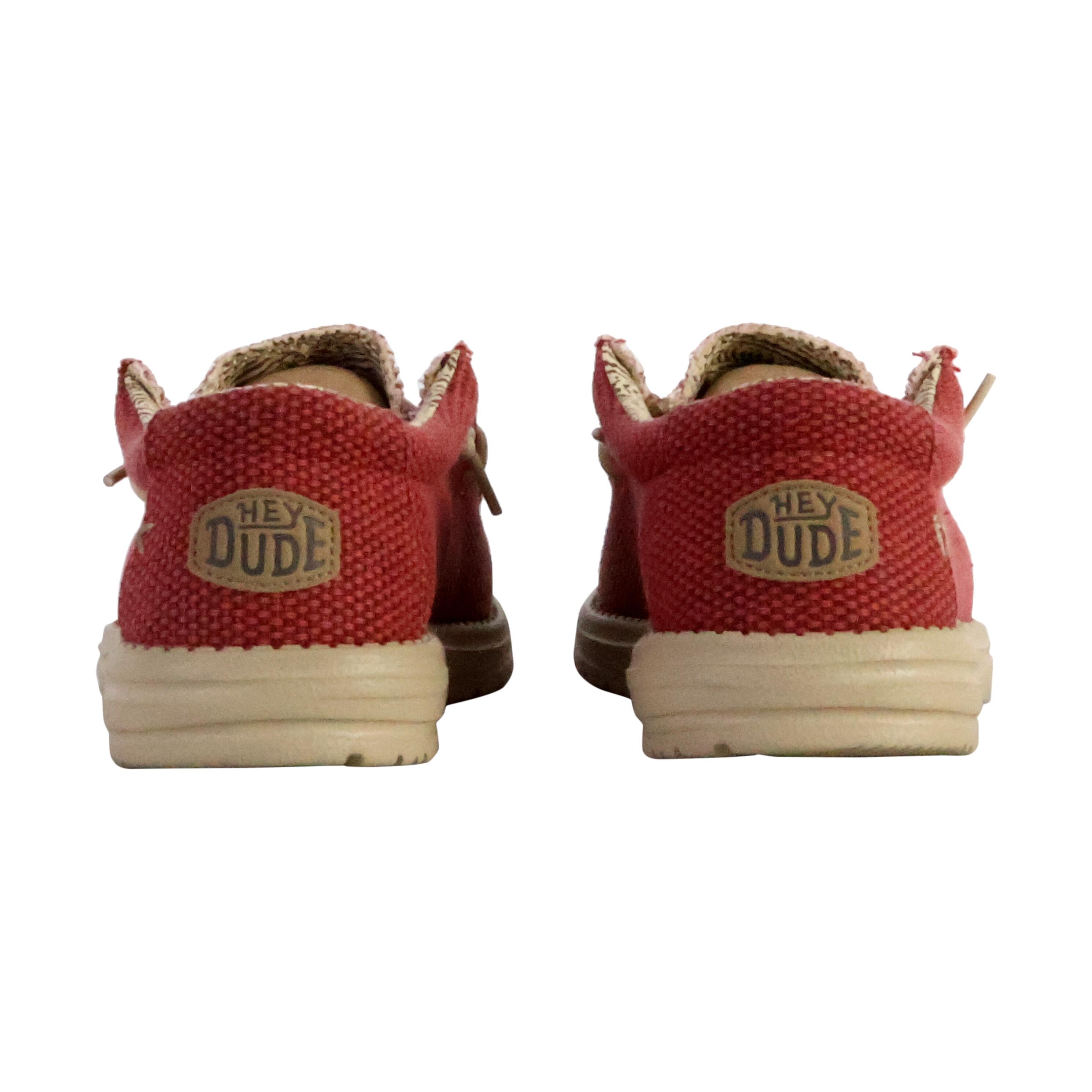 Sapatilha masculina Hey dude Wally sport mesh Rosa 4/6