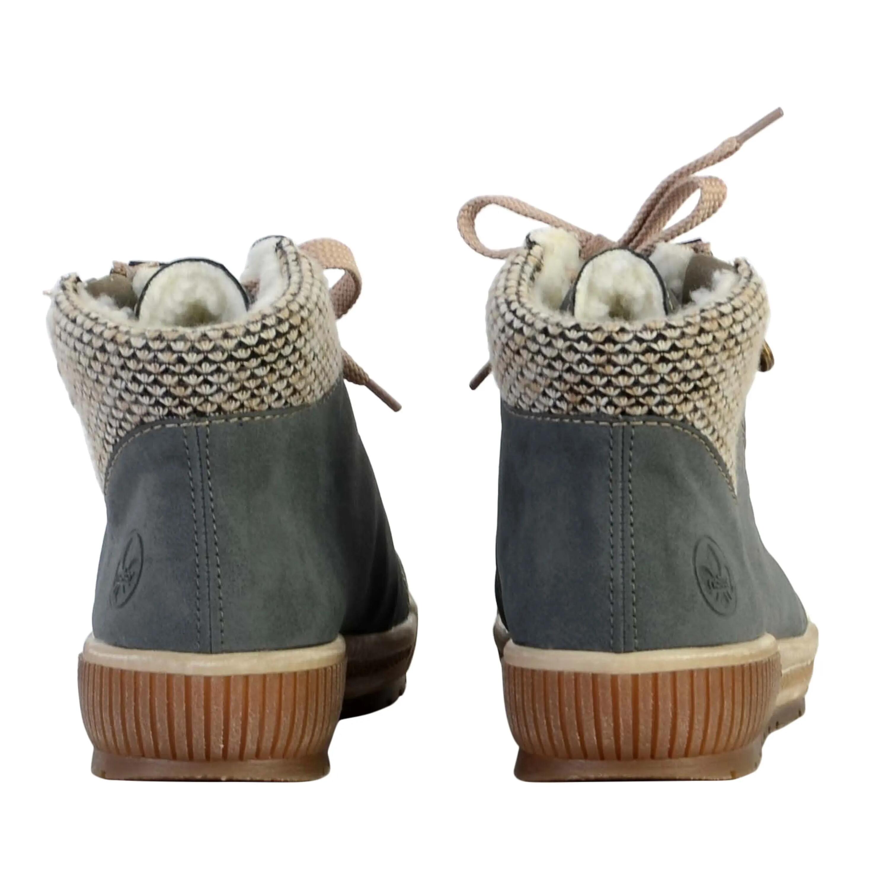 N0709-14 Womens Lace Up Boots 4/5