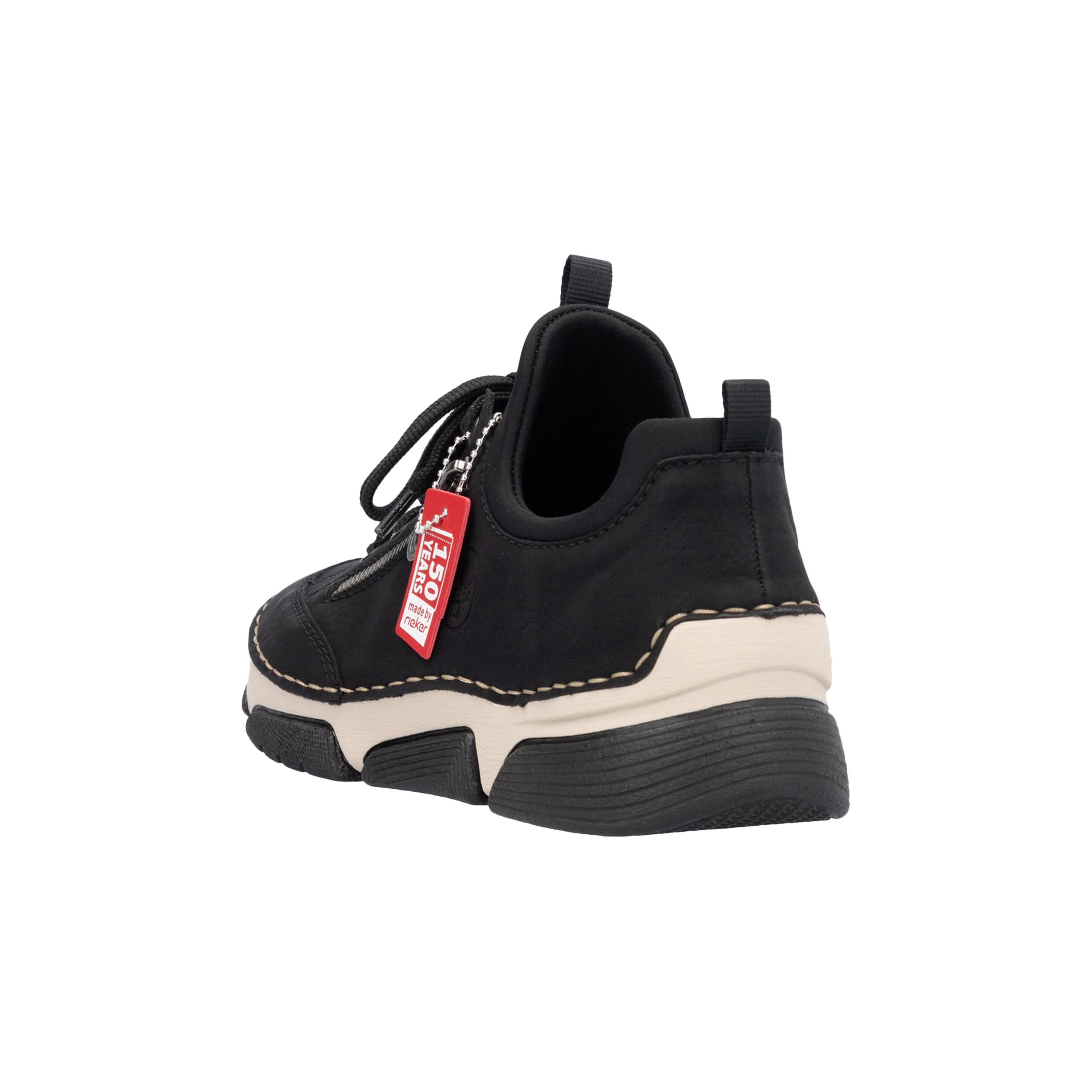 Rieker Damen Halbschuh Slipper Schuhe 45973-00 Schwarz 4/7