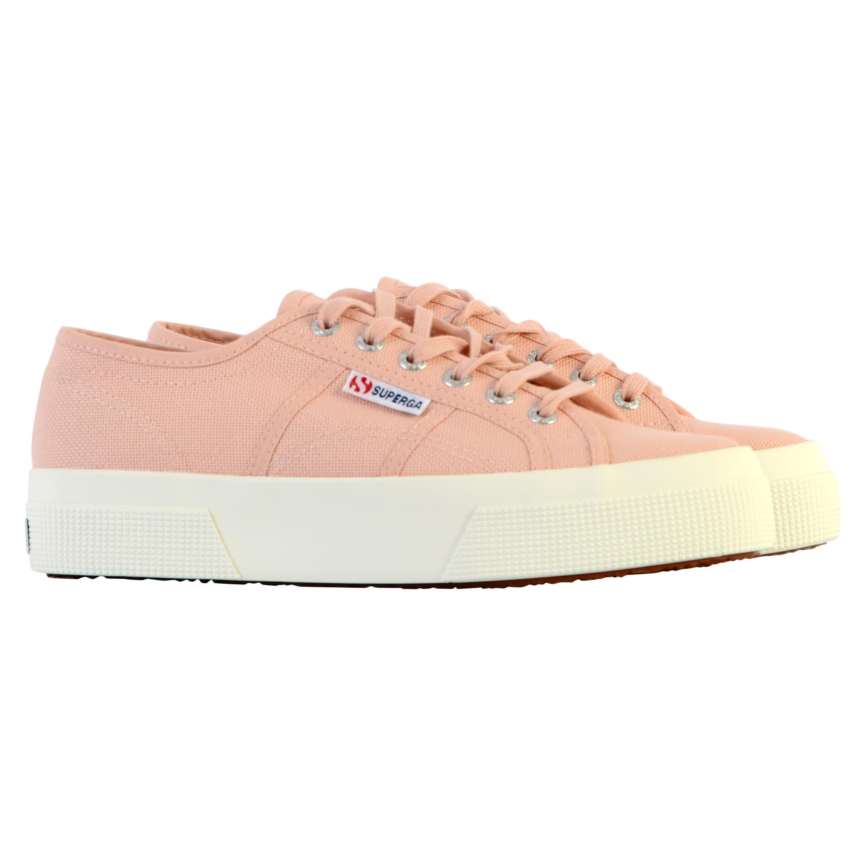 Superga 2740 Platform Cotton Women's Pink Blush Trainers 3/5