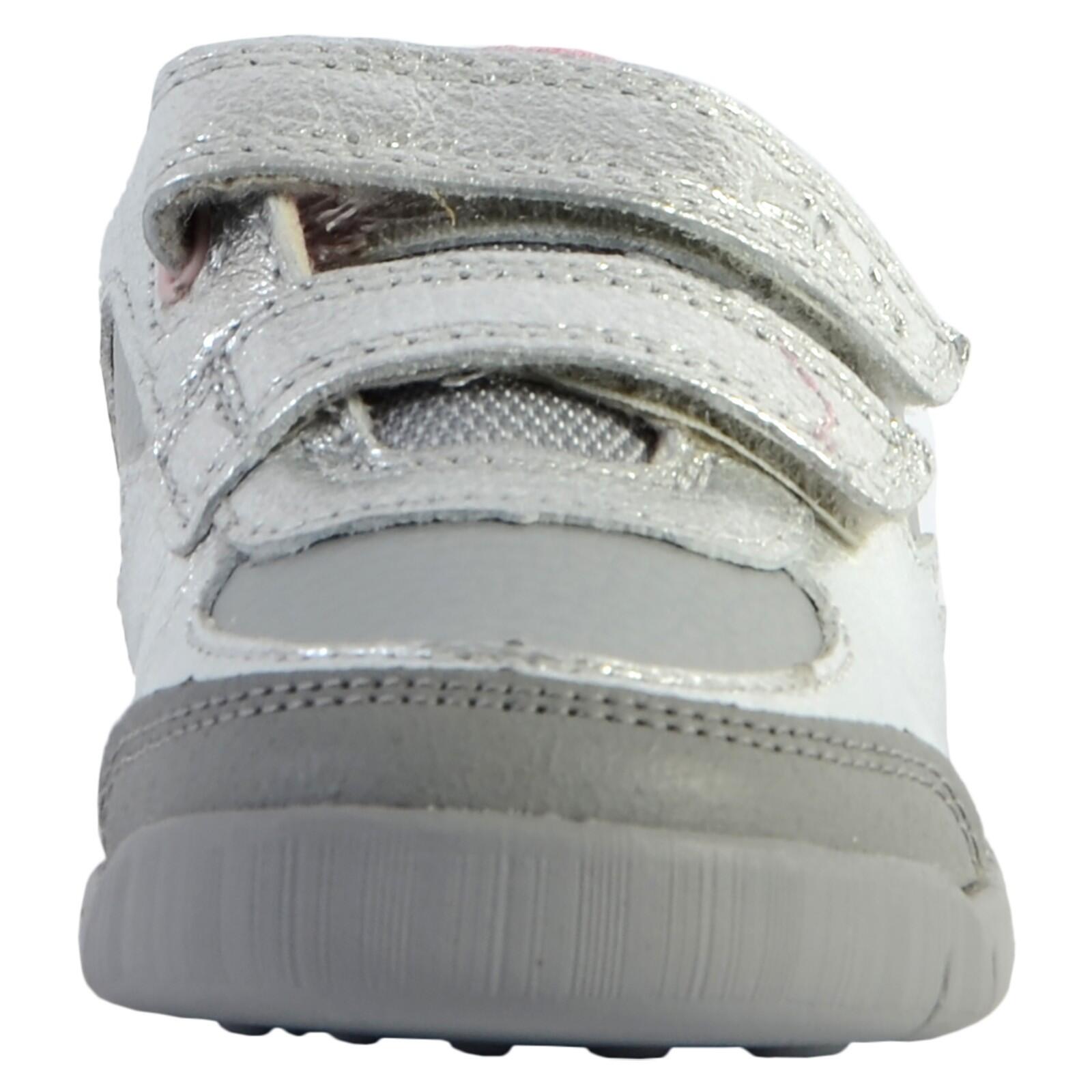 Zapatillas niña Clarks Rex Quest T Plata 4/5