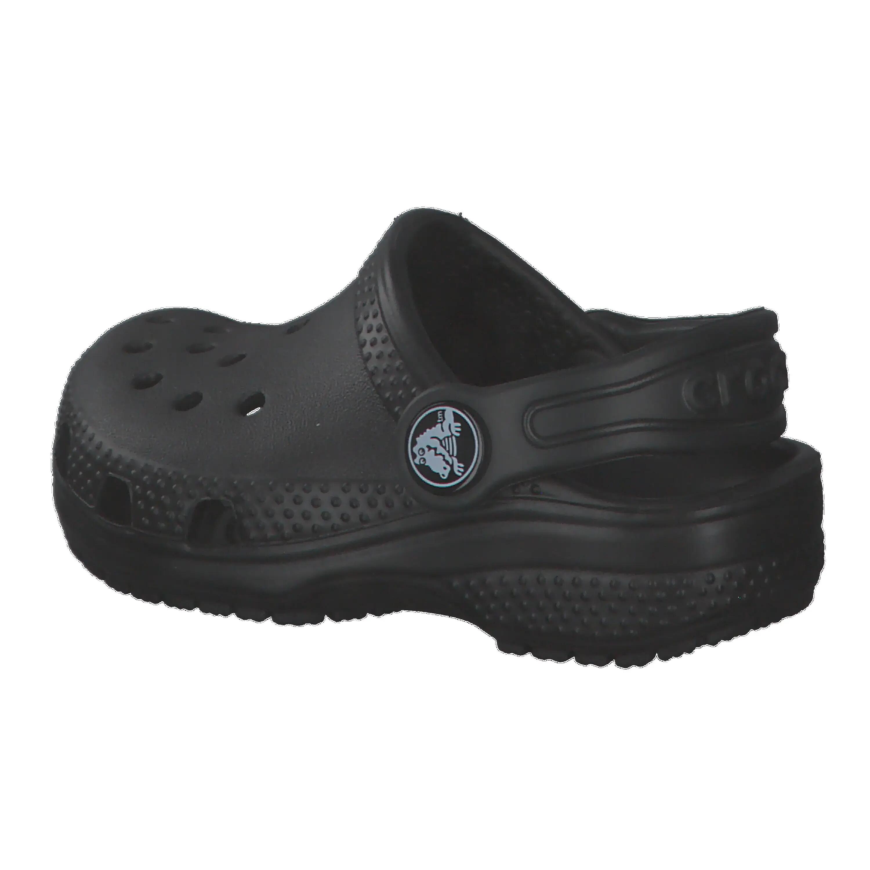 Chinelos Crocs Modelo Classic Clog T Cor Preto 10/14
