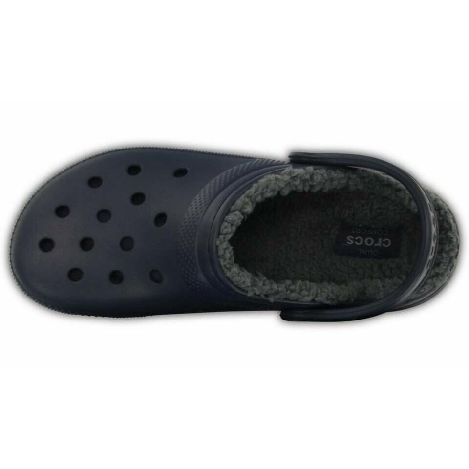 Crocs classic fuzz lined clog 4/7