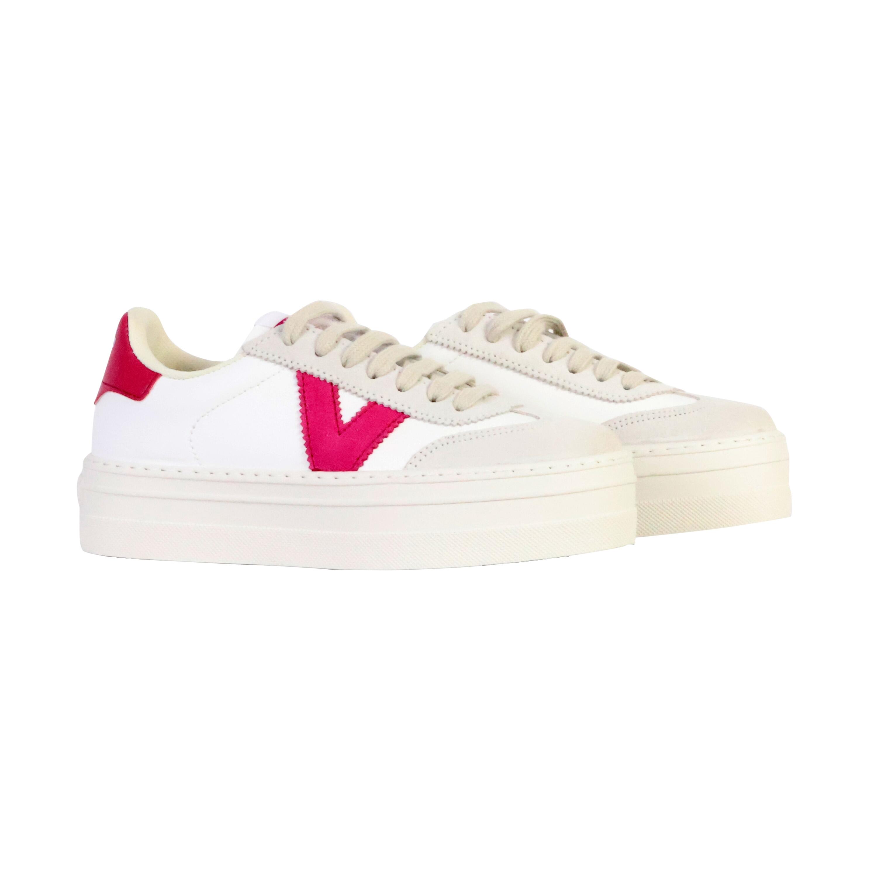 Turnschuhe für Damen Victoria Barcelona Weiß. 3/5