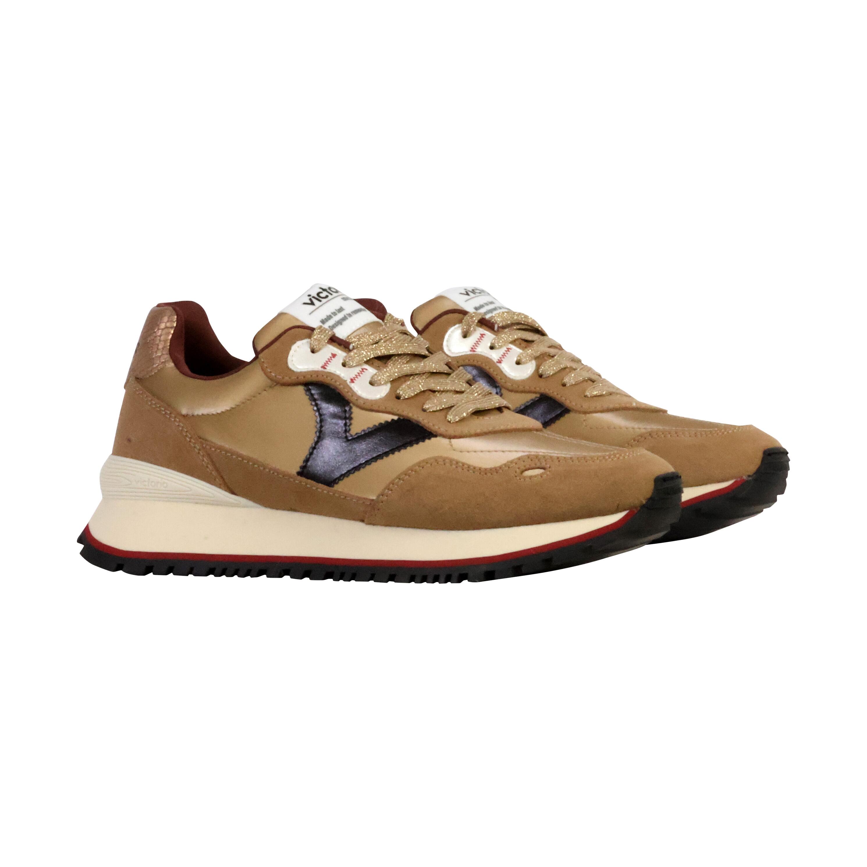 Chaussure de randonnée Baskets Femme Victoria VIENTO METAL Dor 2/5