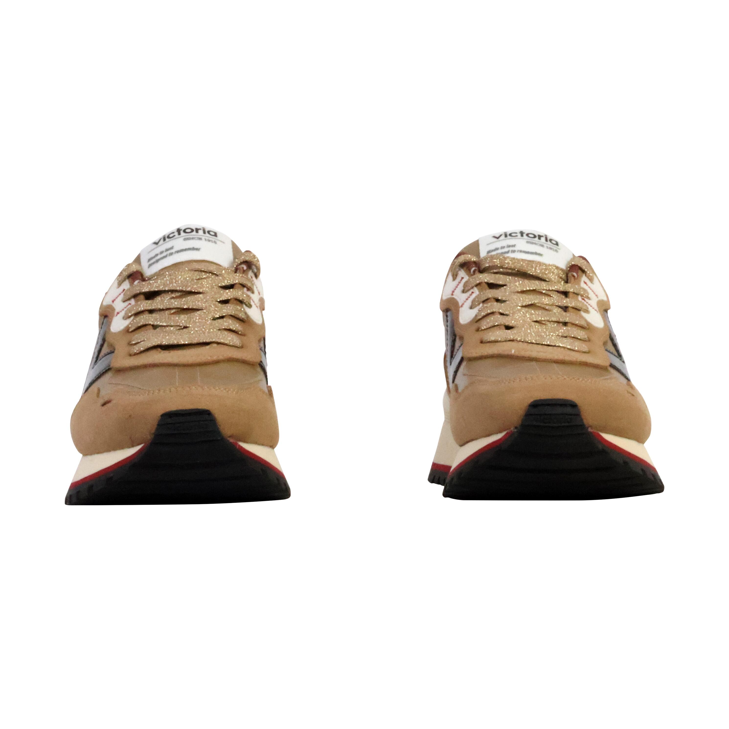 Chaussure de randonnée Baskets Femme Victoria VIENTO METAL Dor 5/5