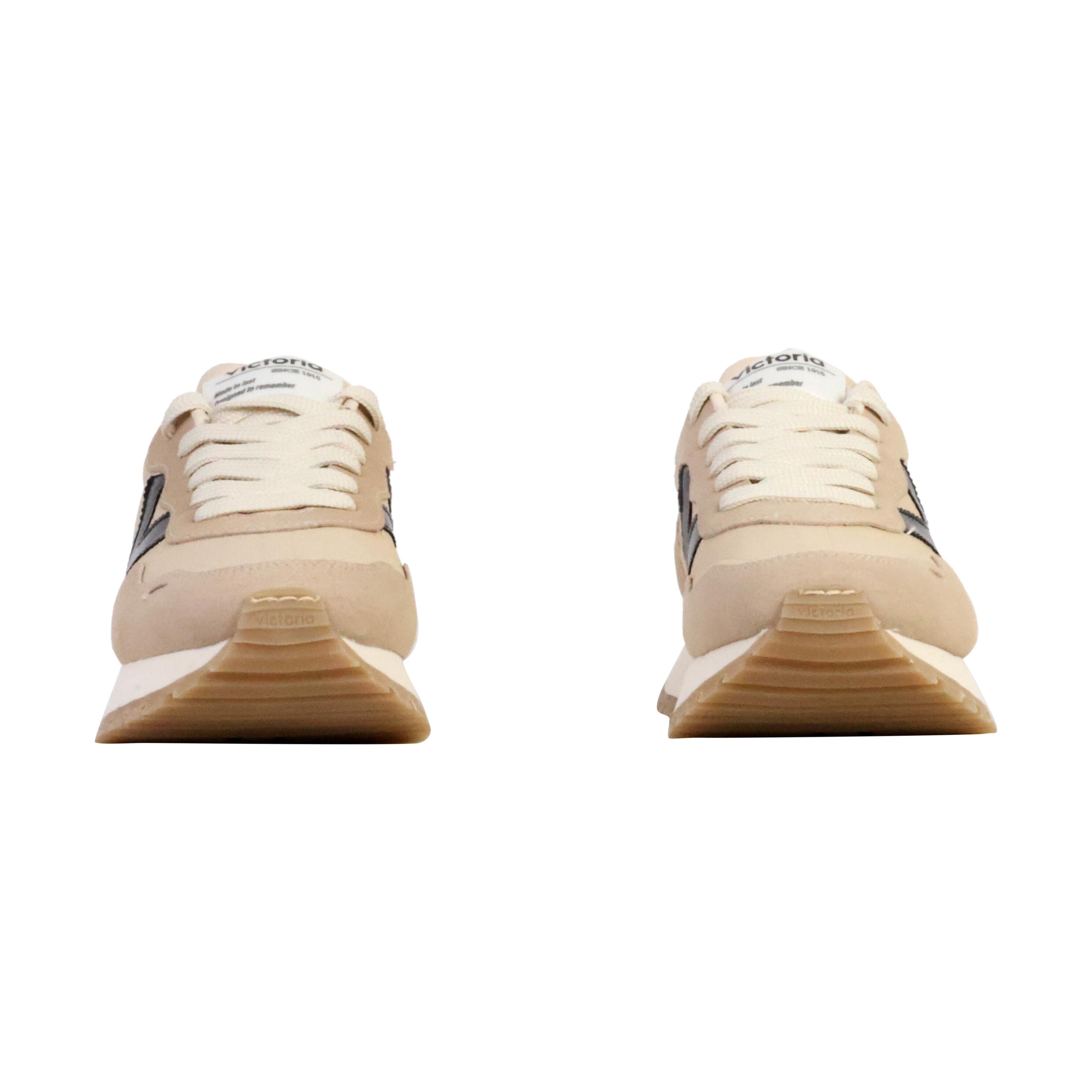 Baskets Victoria modèle 1157107-BEIGE pour femmes 5/5
