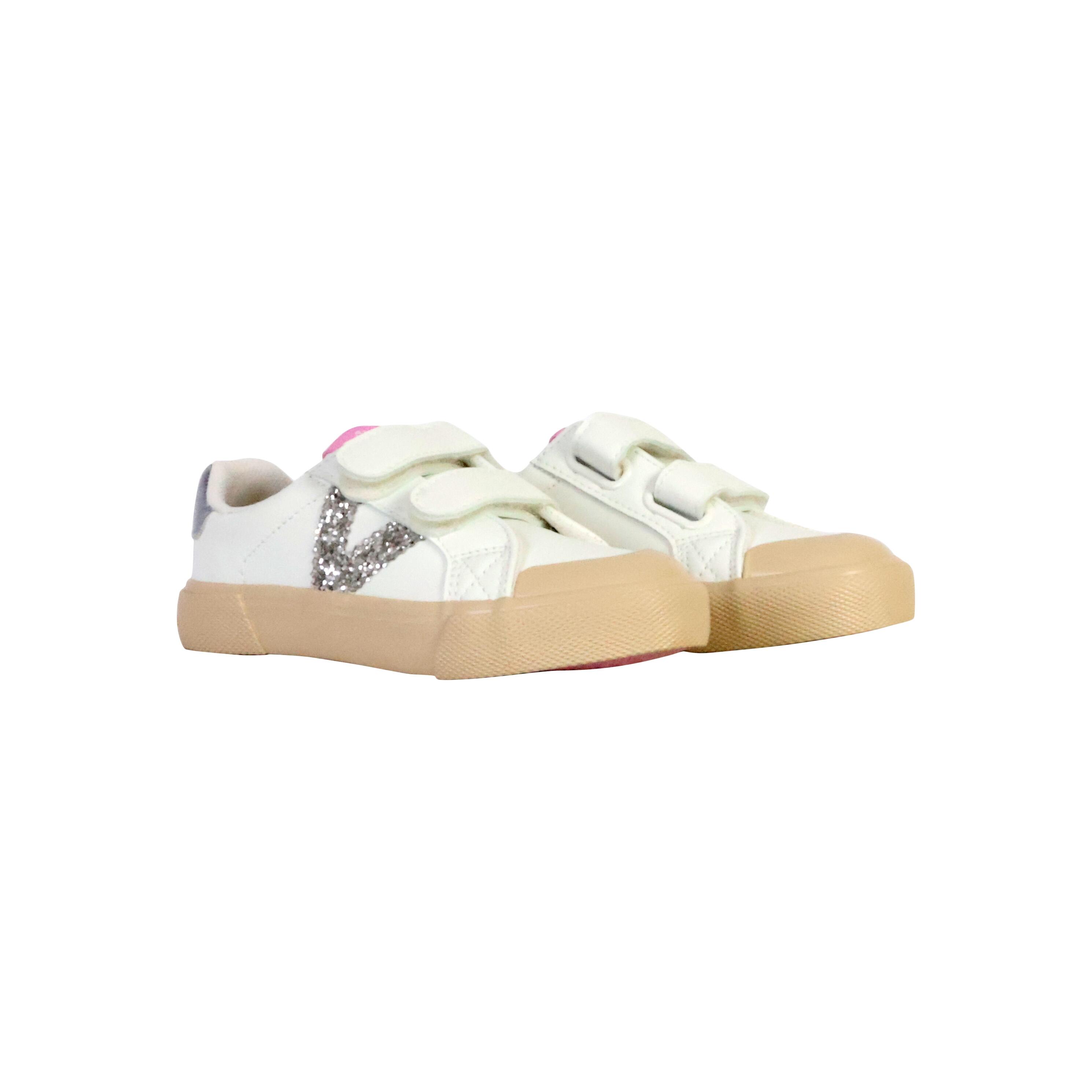 Zapatillas Deportivas Niños Victoria TRIBU TIRAS EFECTO PIEL Blanc 3/5
