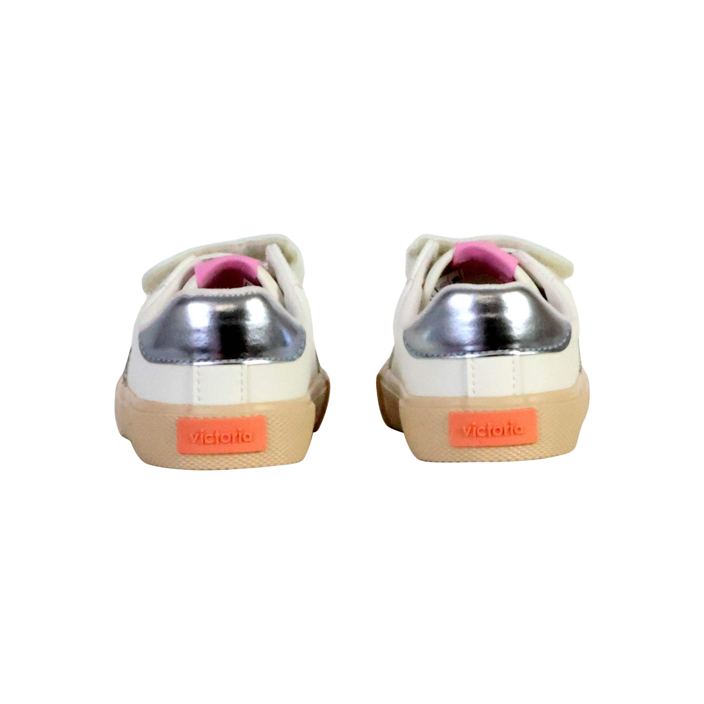 Zapatillas Deportivas Niños Victoria TRIBU TIRAS EFECTO PIEL Blanc 4/5