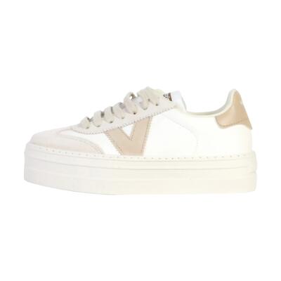 Sneakers dames barcelona met plateauzool 4 cm