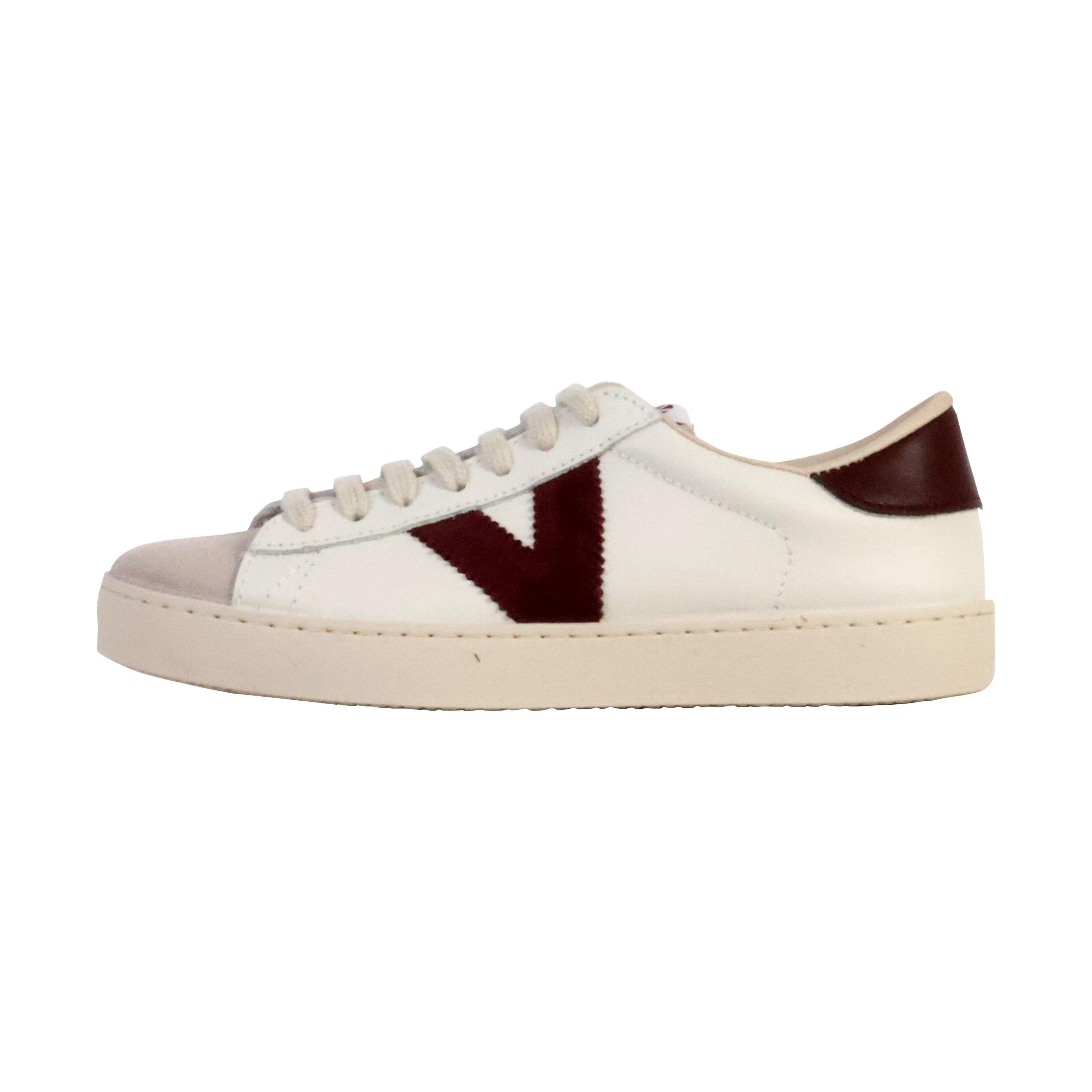 Victoria - Zapatillas Mujer Victoria Berlín Piel & Serraje Burdeos - Chaussures De Sport - Rouge - Decathlon