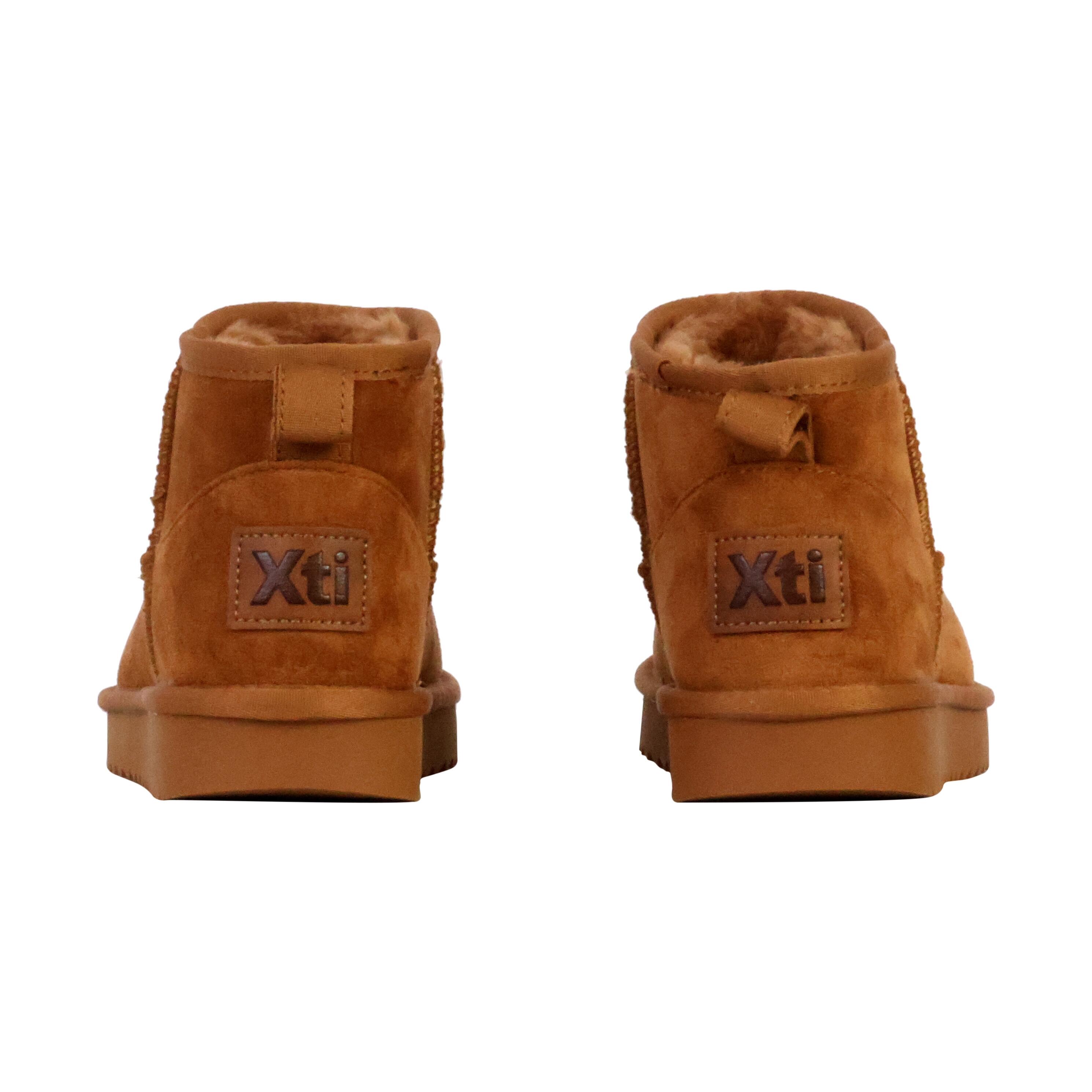 Botines Planos Mujer Xti  Marrón 3/5