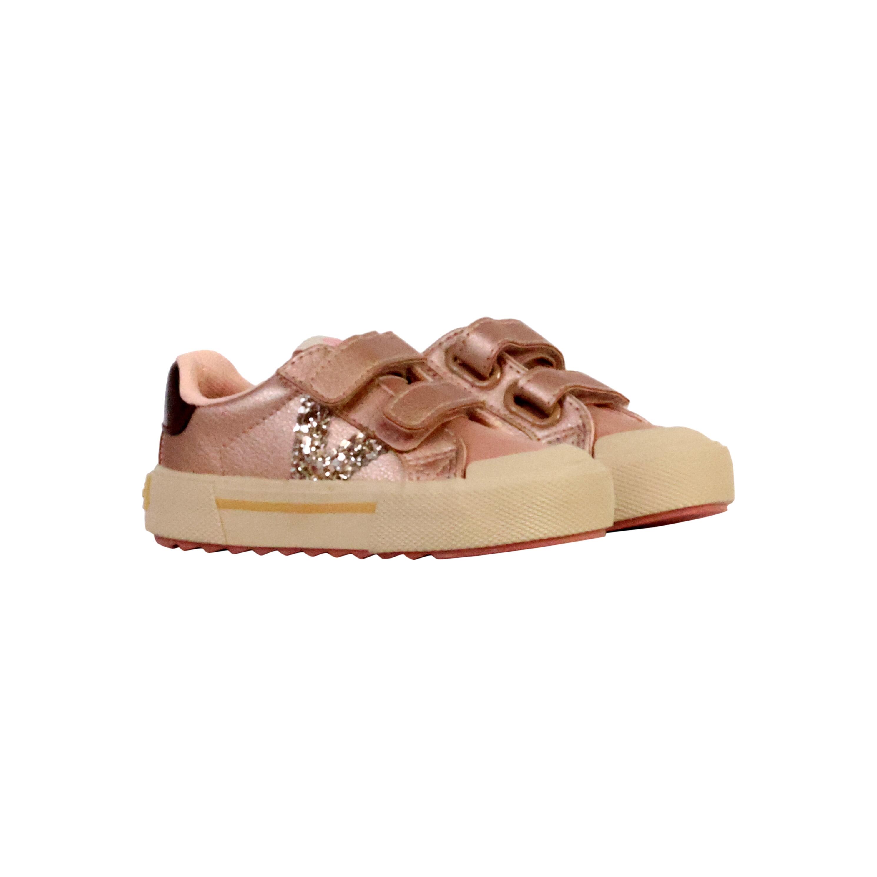 Chaussure de randonnée Deportivas Niños Victoria TRIBU TIRAS METALIZADO Rose 3/6