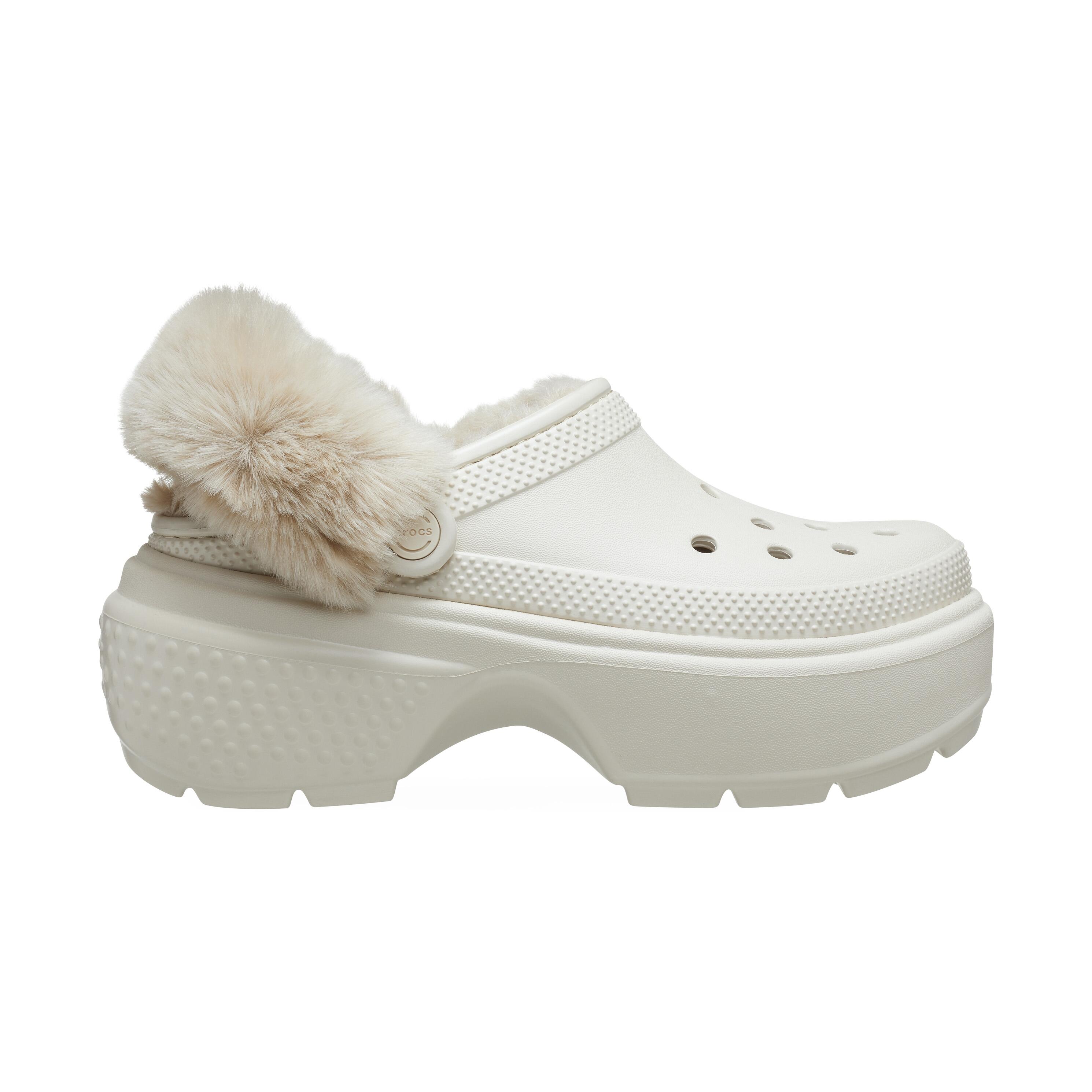 Sabots Femme Crocs Stomp Lined Beige 2/6