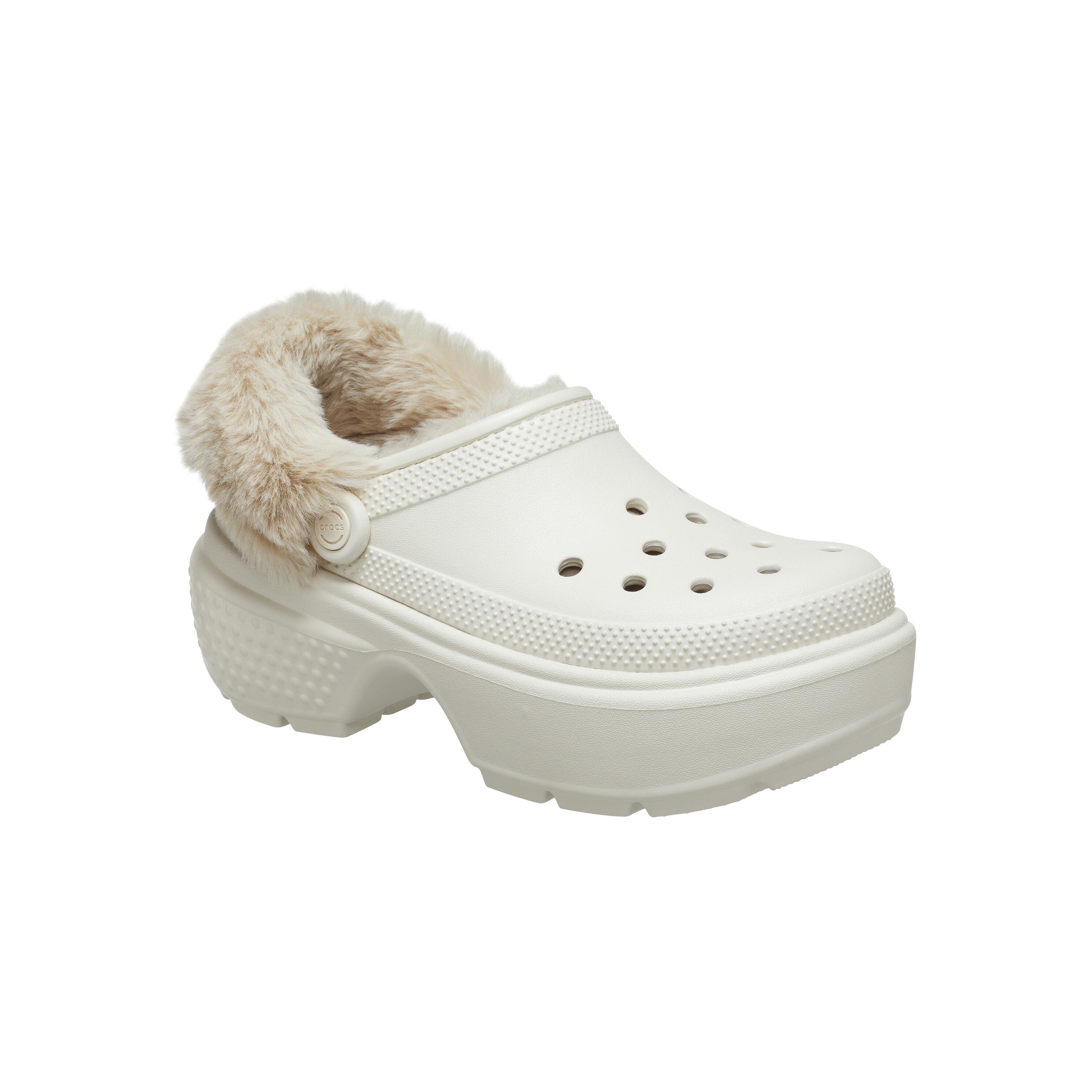 Sabots Femme Crocs Stomp Lined Beige 5/6