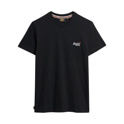 Geborduurd t-shirt superdry essential