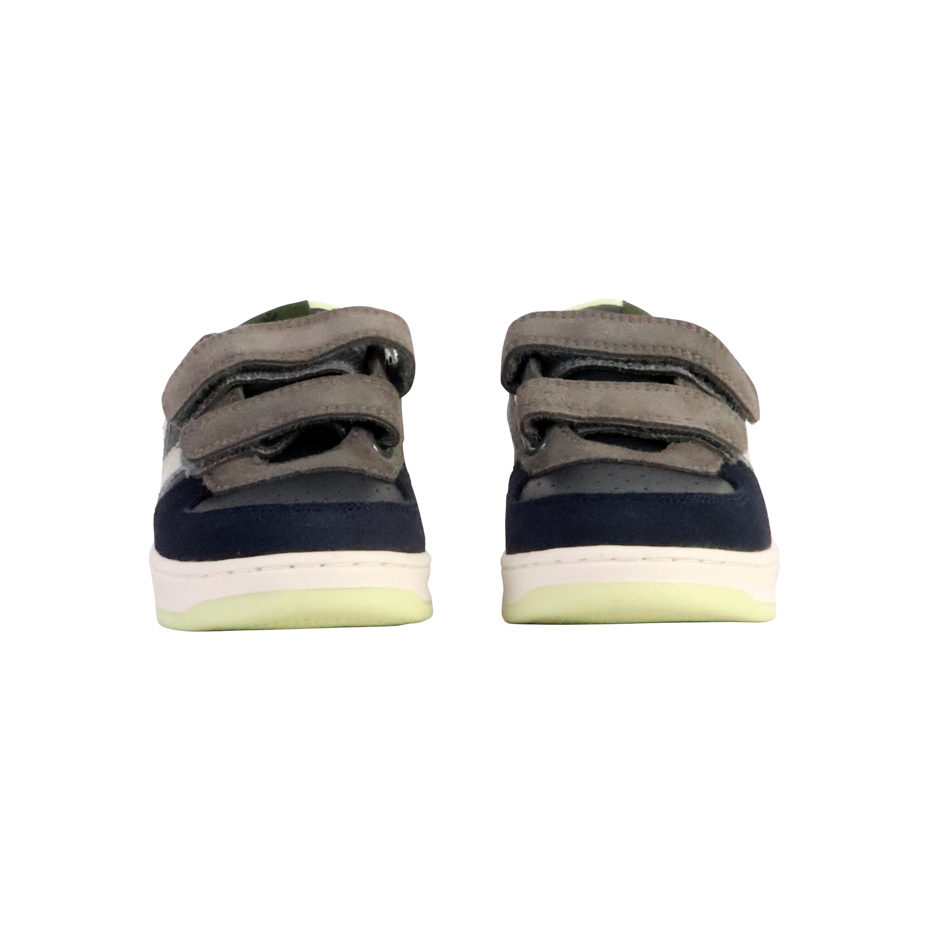 Sneakers mit Klettverschluss in Lederoptik und Spaltleder für Kinder er Victoria 5/5