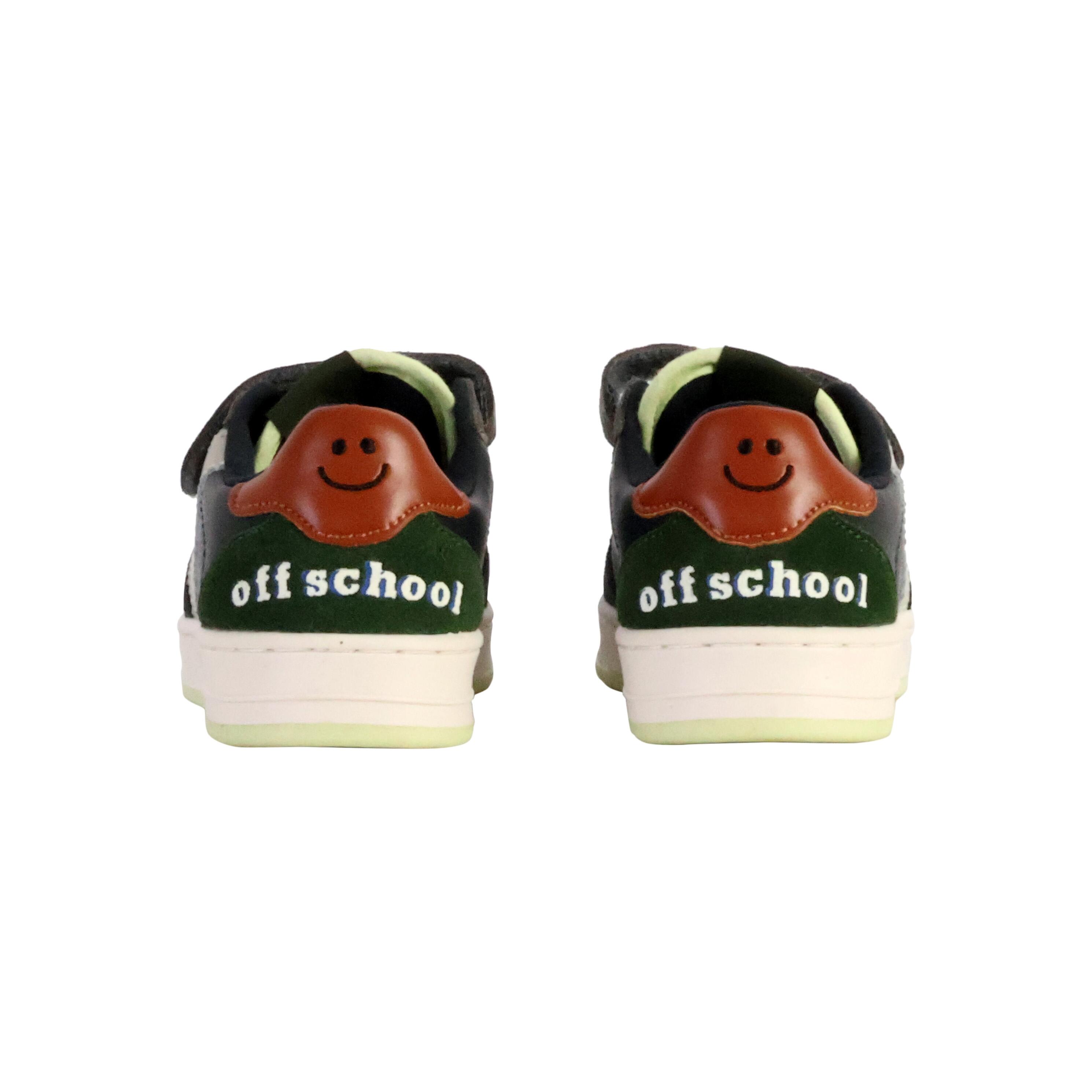Sneakers mit Klettverschluss in Lederoptik und Spaltleder für Kinder er Victoria 4/5