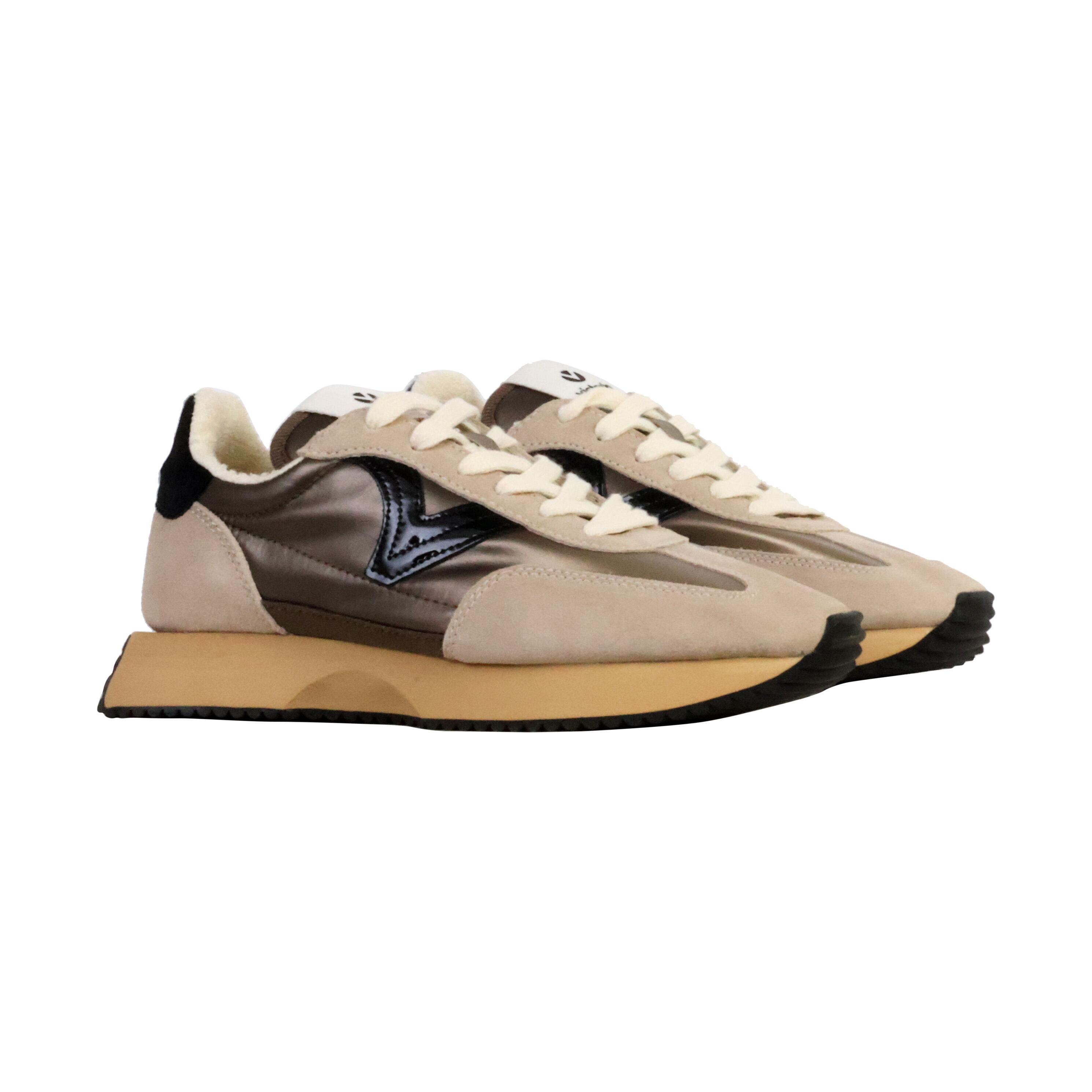 Sneakers Deportivas Mujer Victoria COSMOS NYLON METAL Bleu 3/6