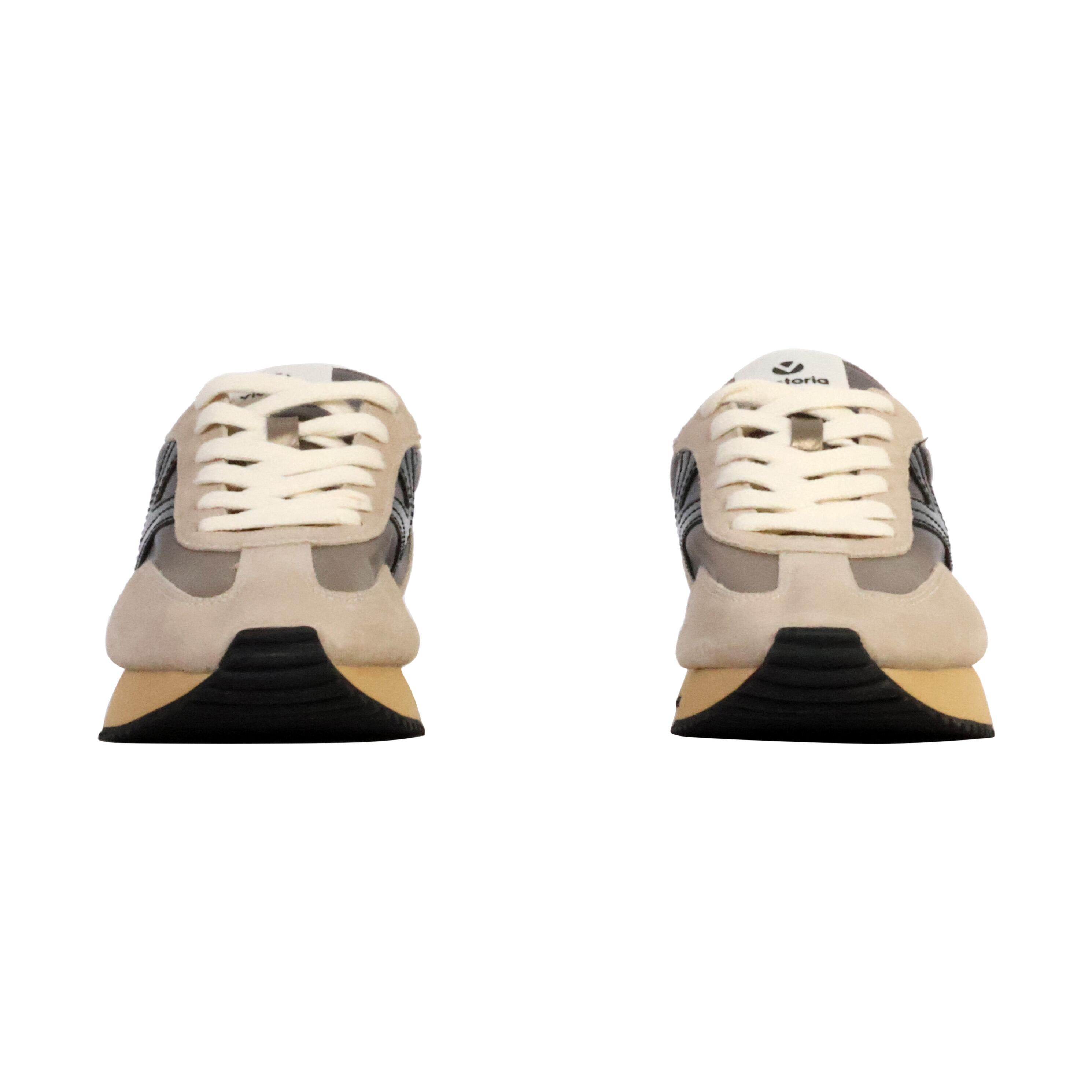 Sneakers Deportivas Mujer Victoria COSMOS NYLON METAL Bleu 5/6