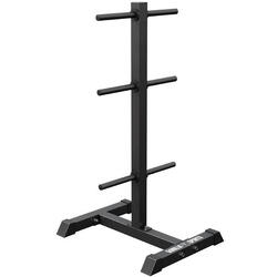 RACK DE RANGEMENT POUR POIDS DISQUES 30/31 MM | MUSCULATION | COULEUR NOIR OU BL
