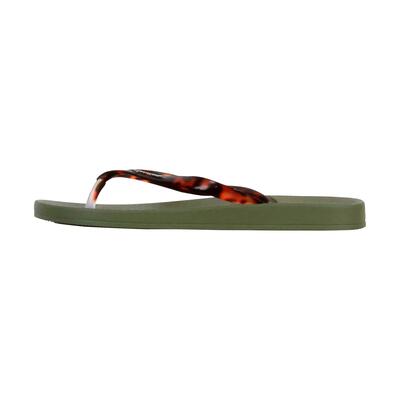 Dames teenslippers anatomic connect groen