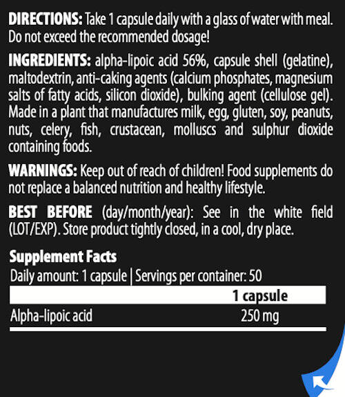 ALA - 50 capsules de Scitec Nutrition 3/5