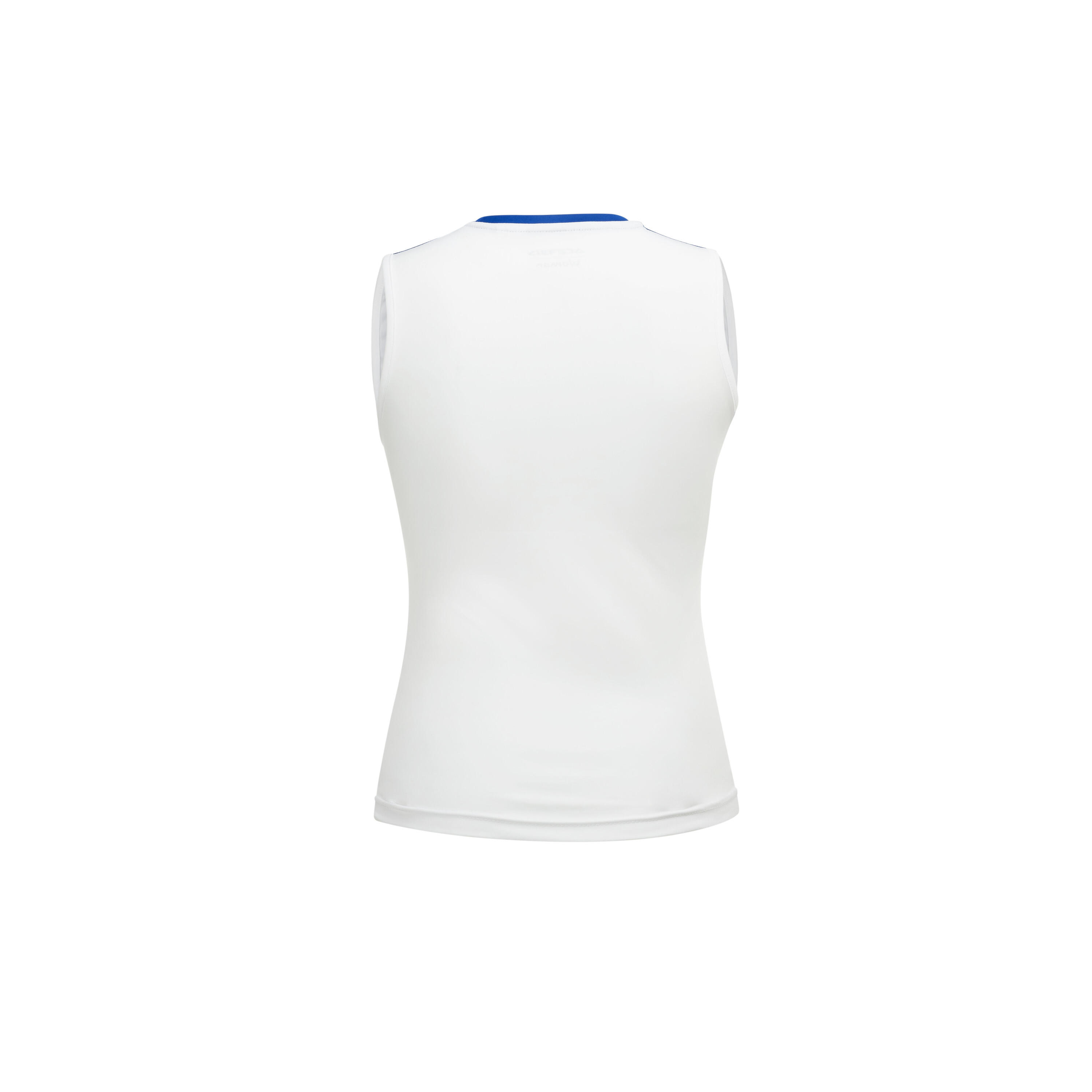 blanc / bleu saphir