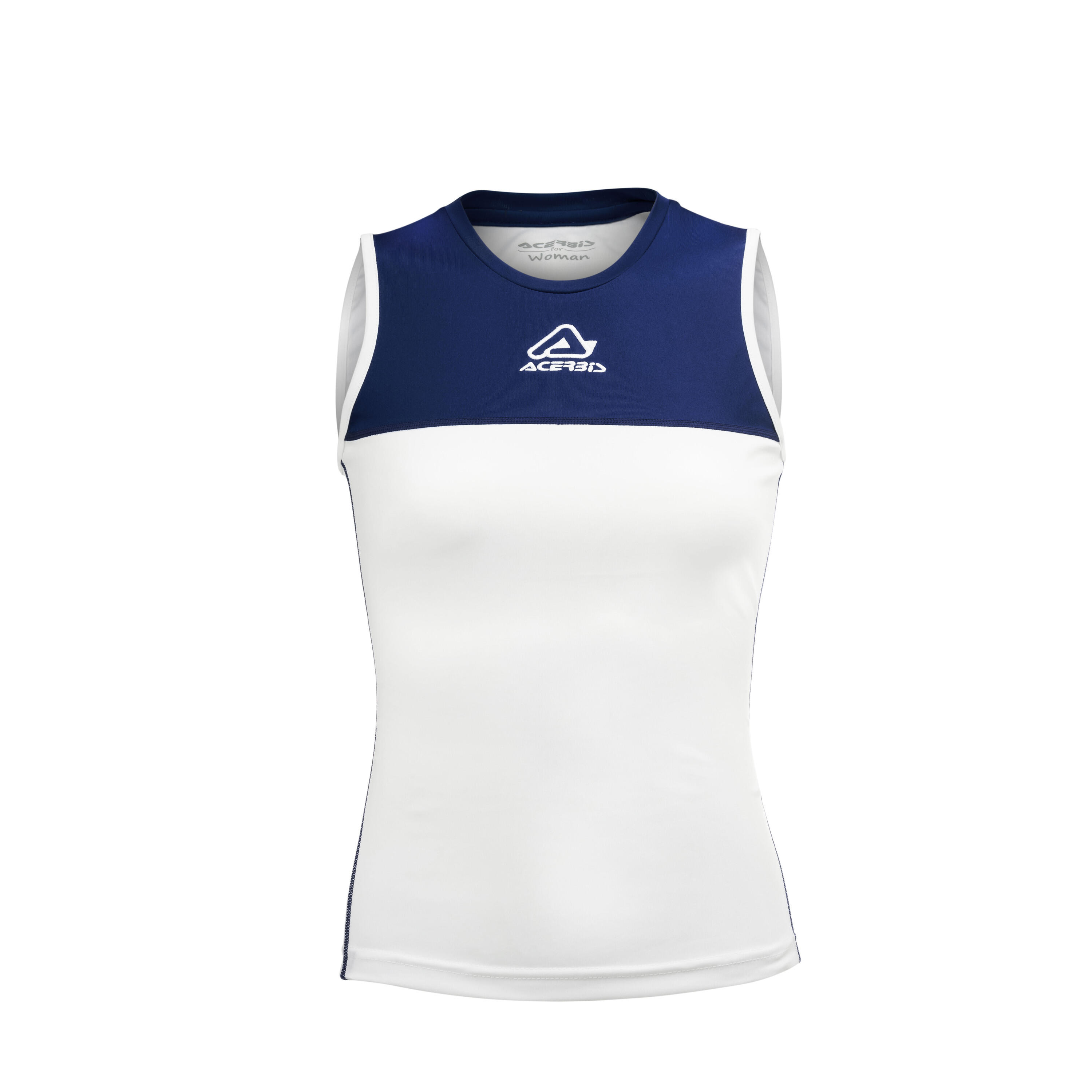 Acerbis - Débardeur Femme Acerbis Vicky - T-shirt Sans Manche - Blanc|bleu - 48 Xl - Decathlon
