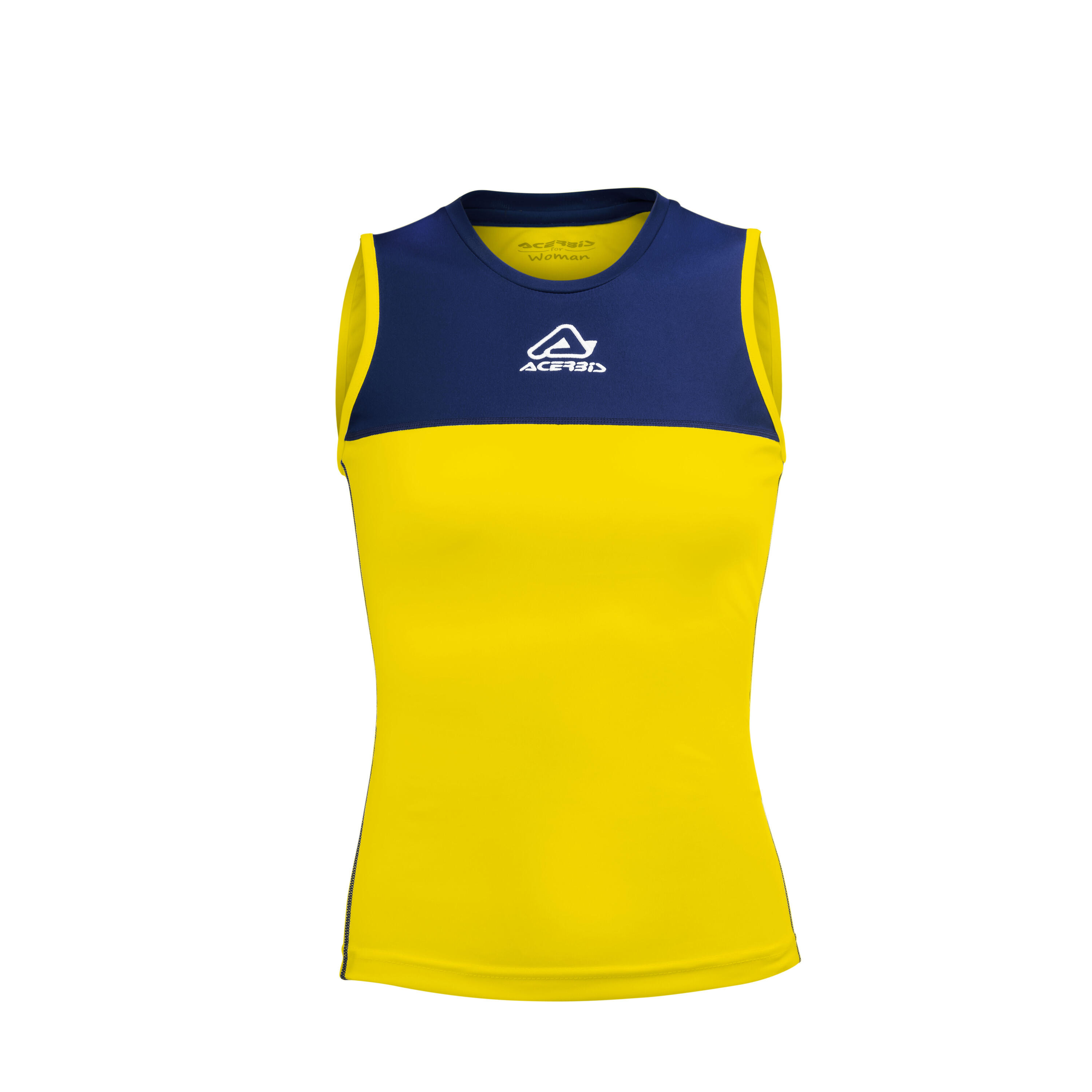Acerbis - Débardeur Femme Acerbis Vicky - T-shirt Sans Manche - Bleu|jaune - 38 S - Decathlon