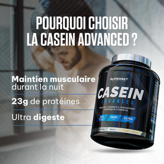 100% CASEIN ADVANCED (1,8kg) | Chocolat