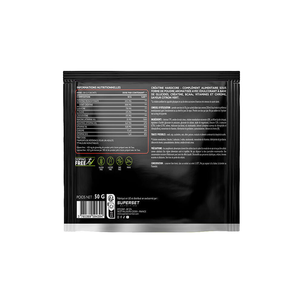 Creatina - Campione Creatine Hardcore (50g) - Calce 2/3