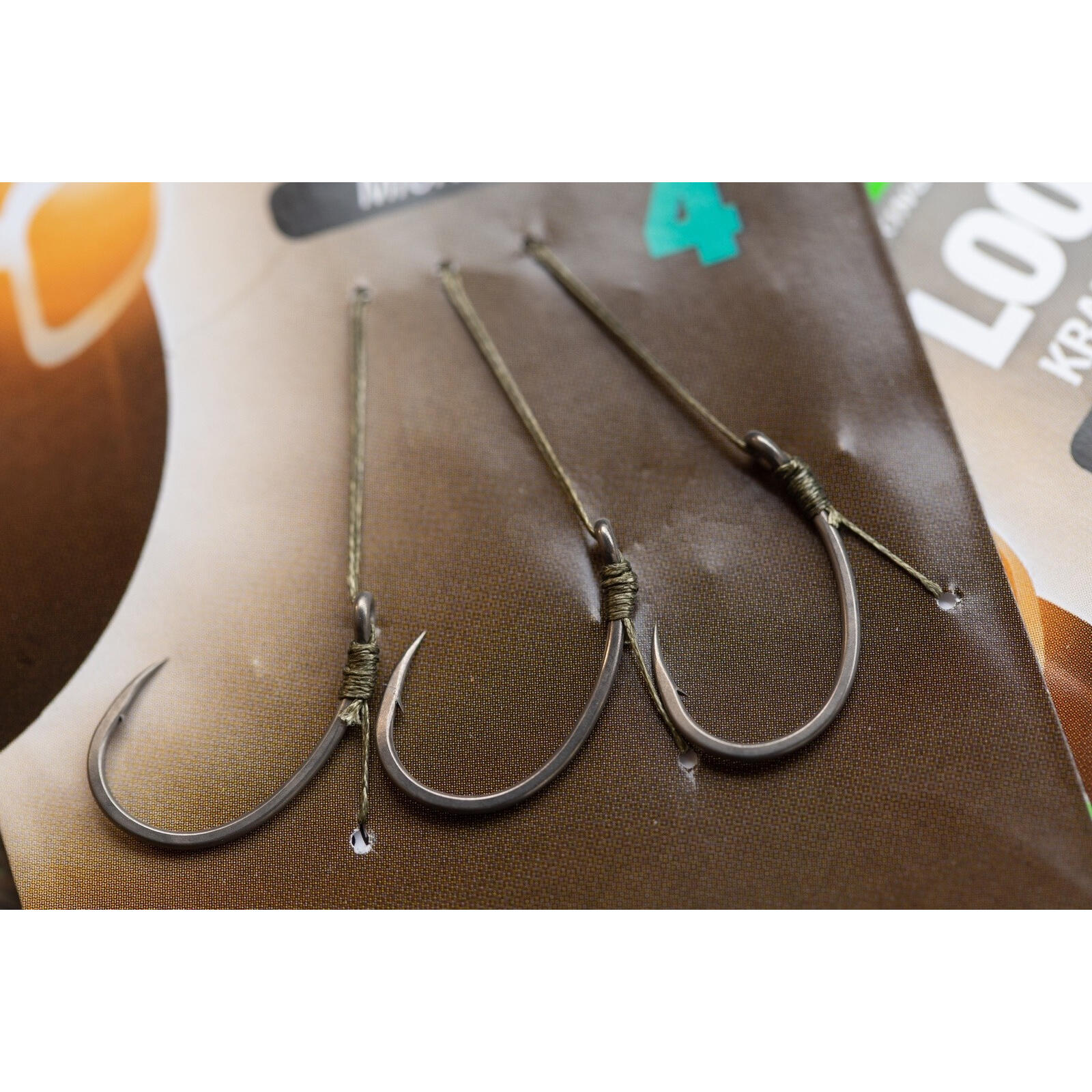 Hameçon Loop Rigs Size 4 Krank 18lb (x3) 3/5