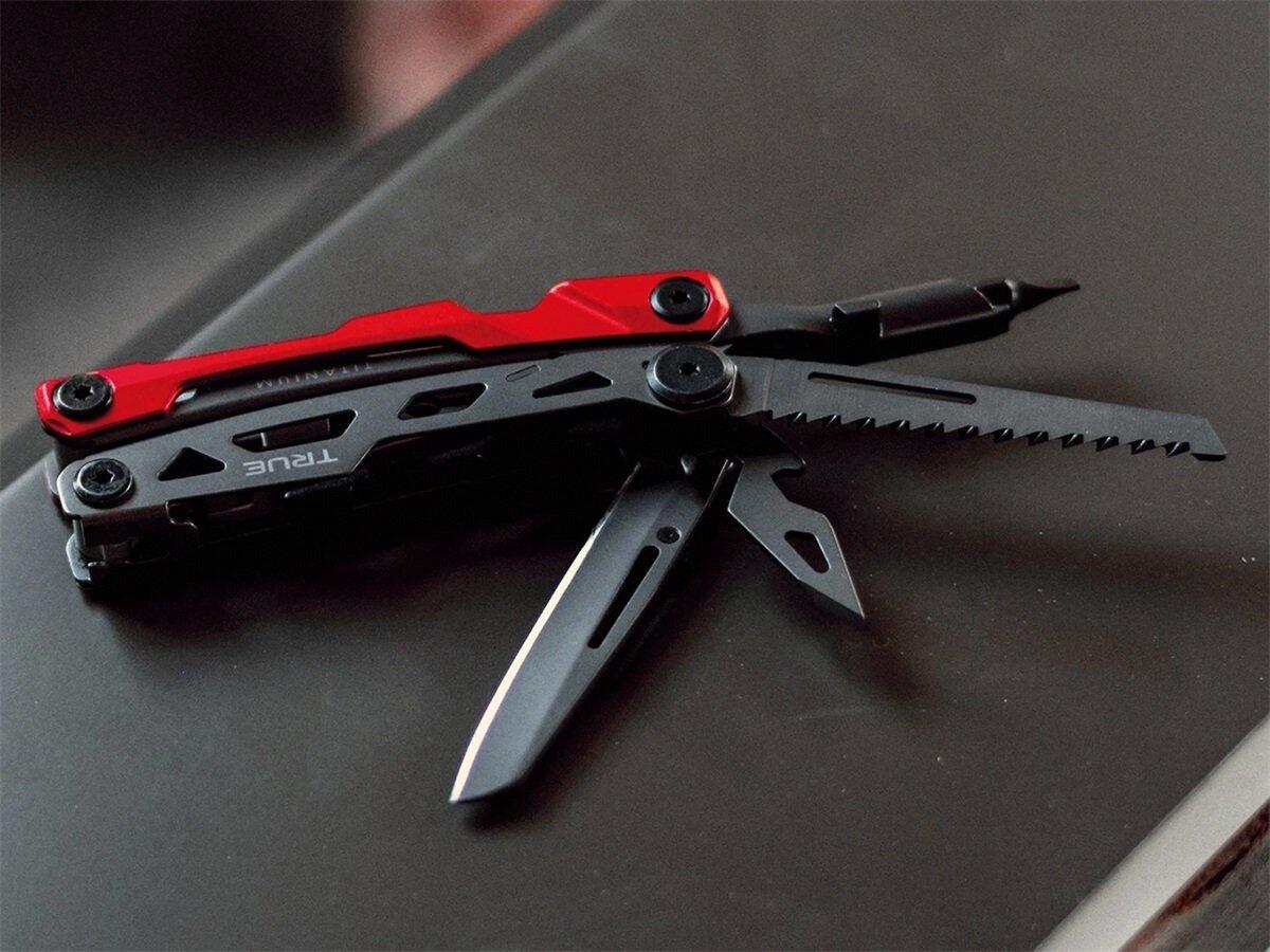 True Utility Titanium Locking Multitool – multitool compatto con blocco 4/7