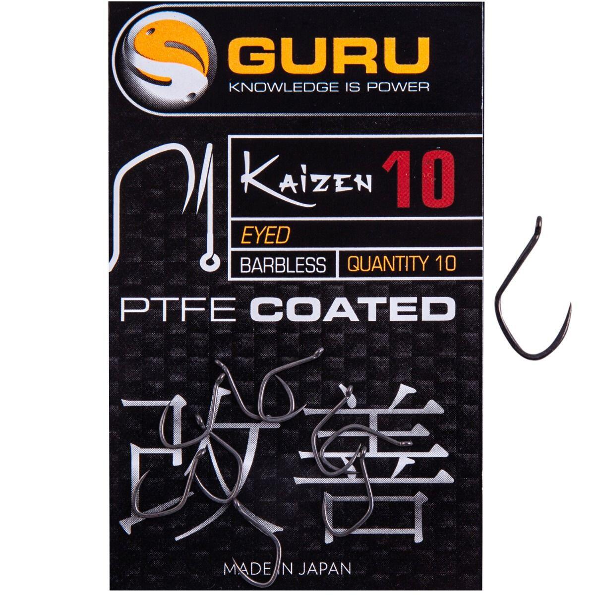 Hameçons à oeillet sans ardillon Guru Tackle Kaizen Eyed 6/7