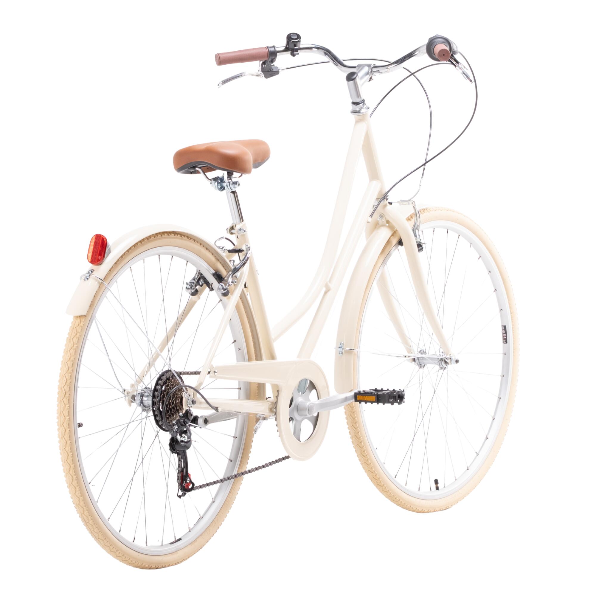 Stadsfiets Niza crème 7 versnellingen 3/6