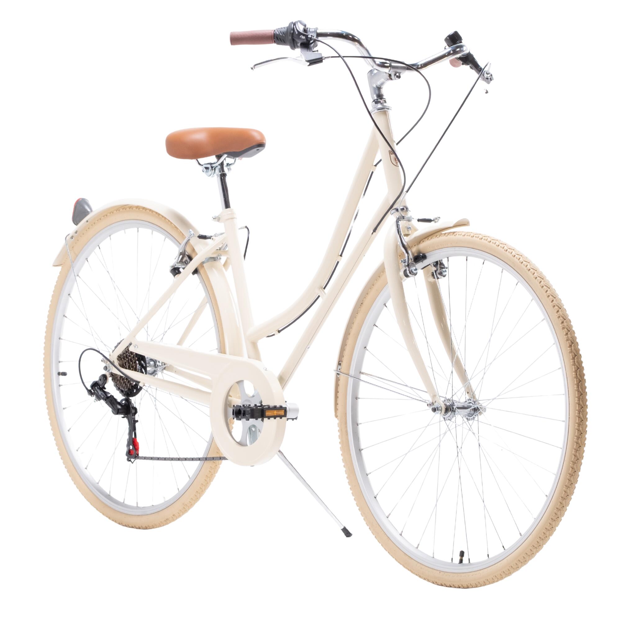 Stadsfiets Niza crème 7 versnellingen 2/6